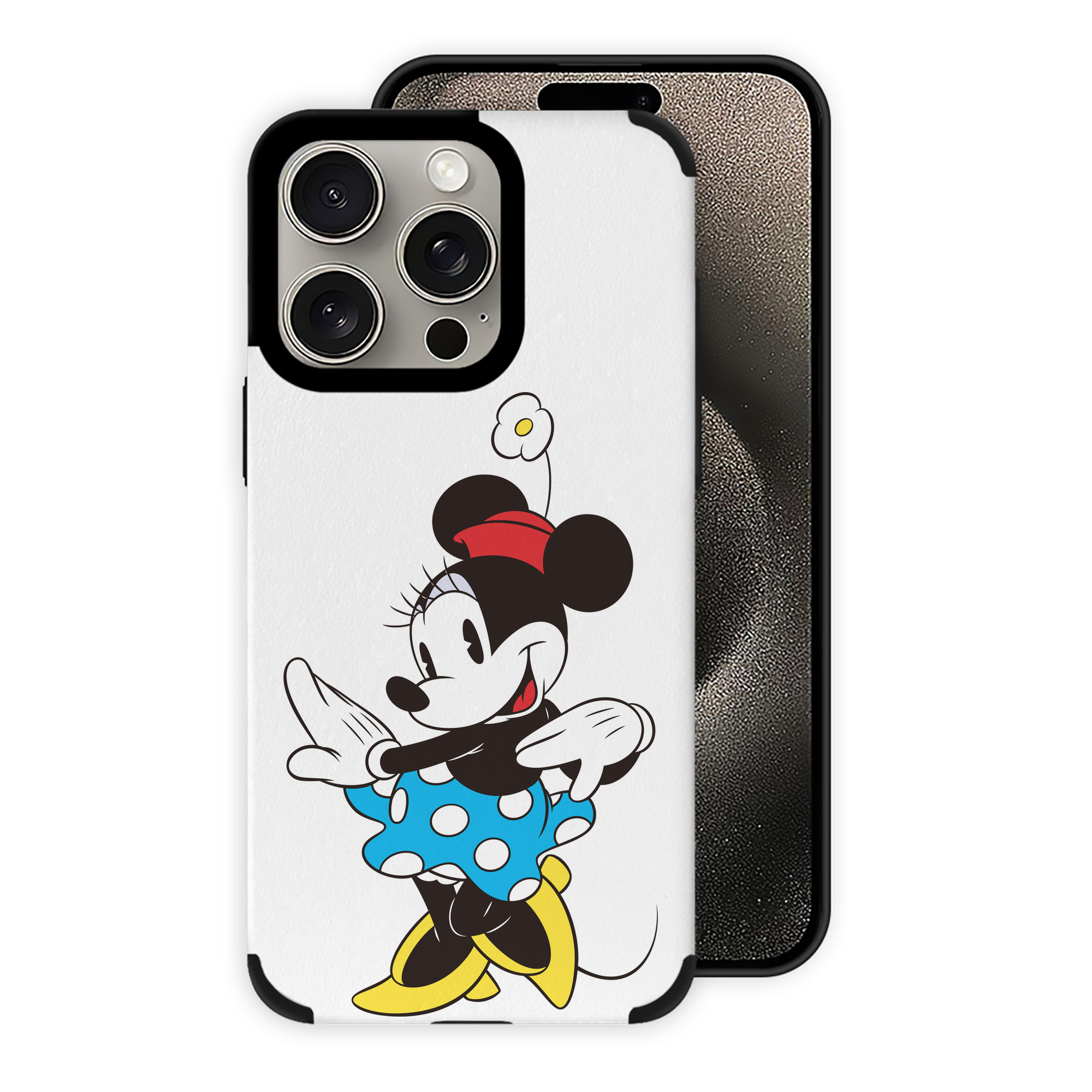 （画像用） ミッキーマウス Mickey Mouse 【iPhone15ProMax対応】 PUレザー スマホケース 耐衝撃＆黄変防止