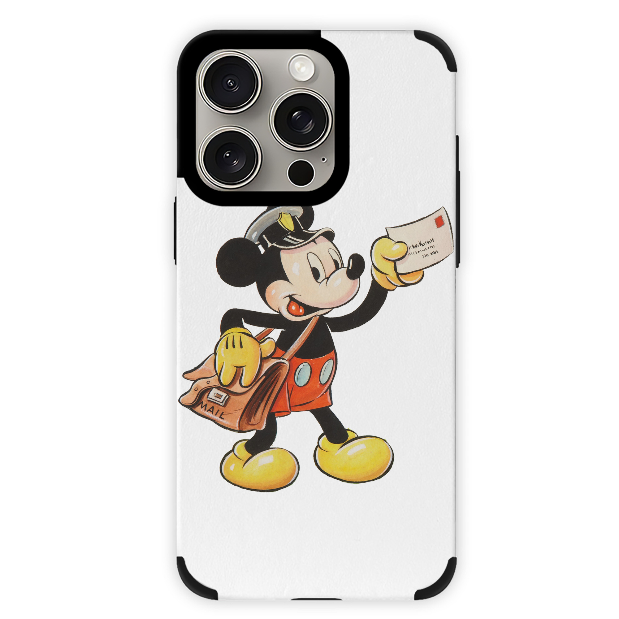 （画像用） ミッキーマウス Mickey Mouse 【iPhone15ProMax対応】 PUレザー スマホケース 耐衝撃＆黄変防止