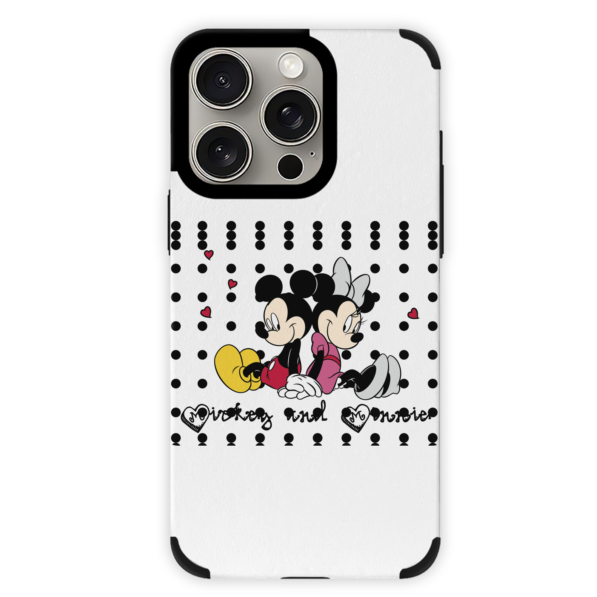 （画像用） ミッキーマウス Mickey Mouse 【iPhone15ProMax対応】 PUレザー スマホケース 耐衝撃＆黄変防止