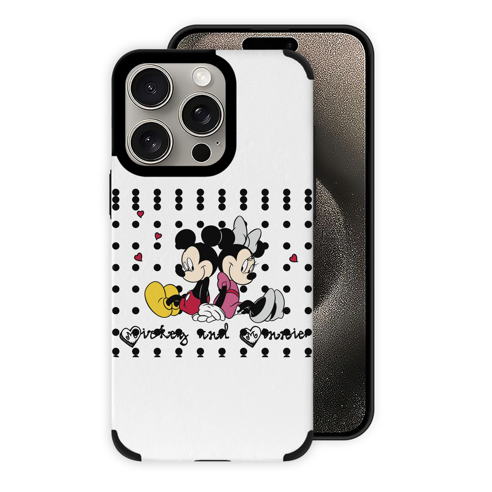 （画像用） ミッキーマウス Mickey Mouse 【iPhone15ProMax対応】 PUレザー スマホケース 耐衝撃＆黄変防止