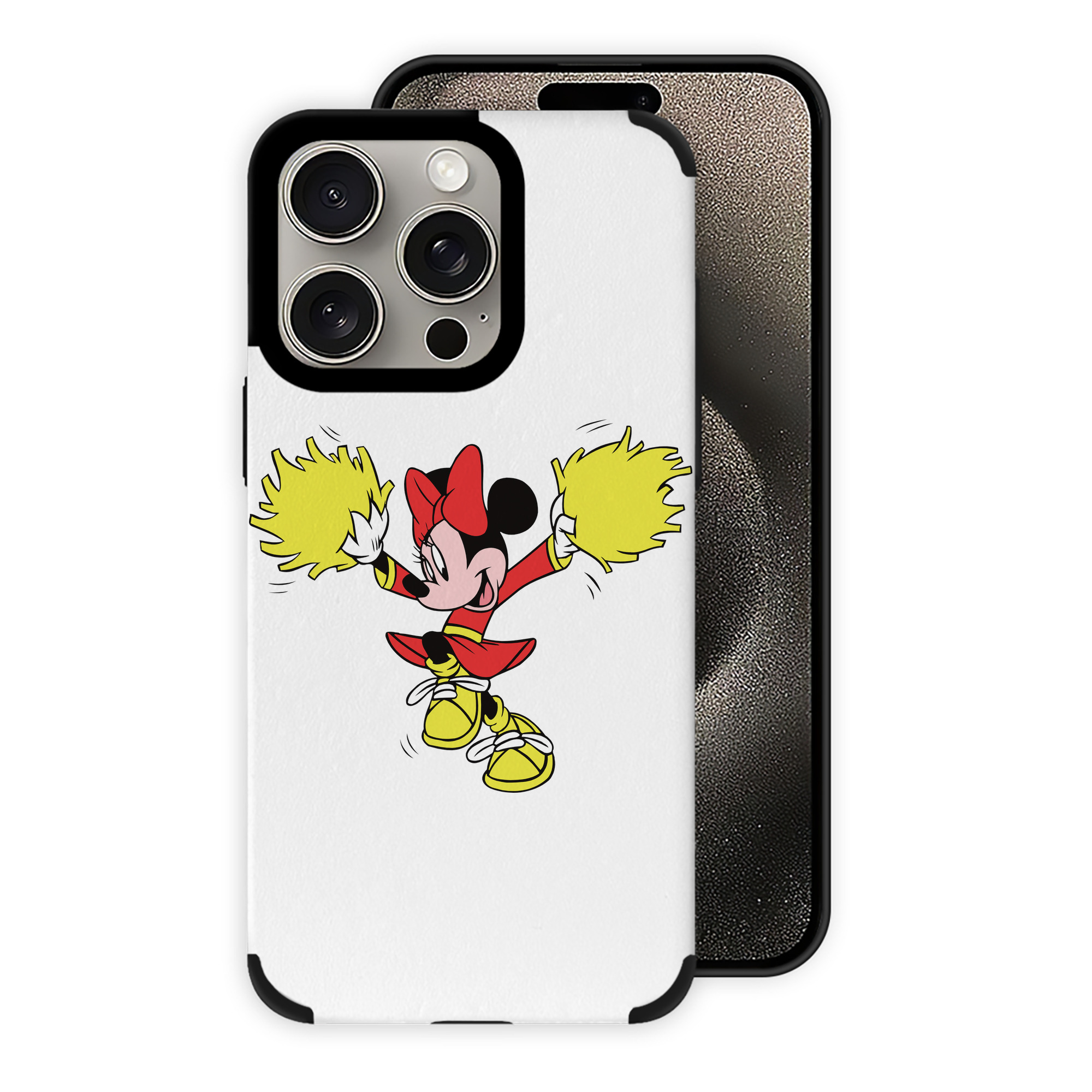 （画像用） ミッキーマウス Mickey Mouse 【iPhone15ProMax対応】 PUレザー スマホケース 耐衝撃＆黄変防止