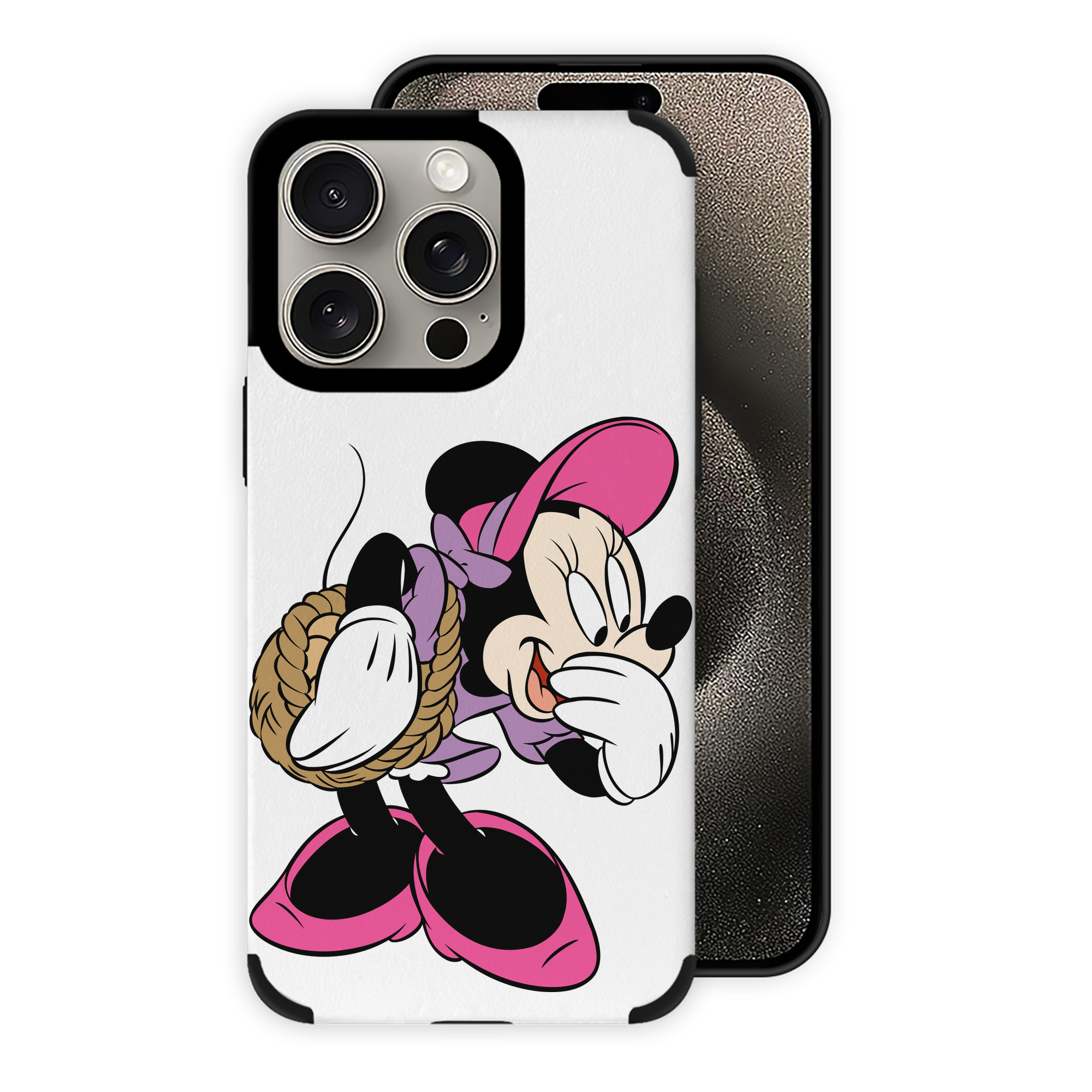 （画像用） ミッキーマウス Mickey Mouse 【iPhone15ProMax対応】 PUレザー スマホケース 耐衝撃＆黄変防止