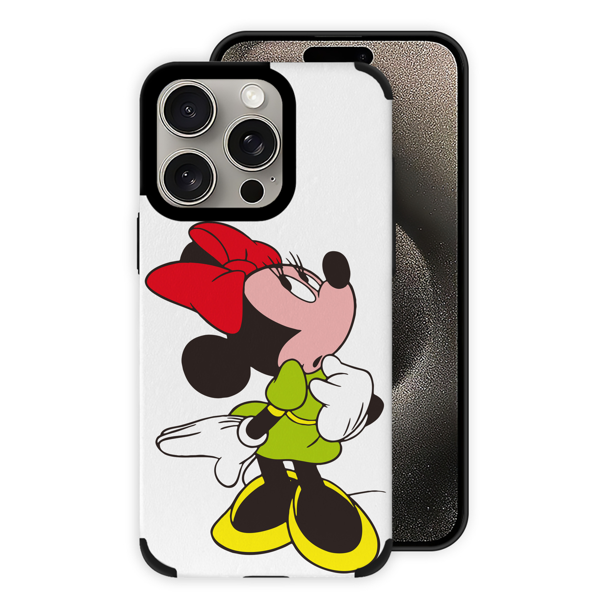 （画像用） ミッキーマウス Mickey Mouse 【iPhone15ProMax対応】 PUレザー スマホケース 耐衝撃＆黄変防止