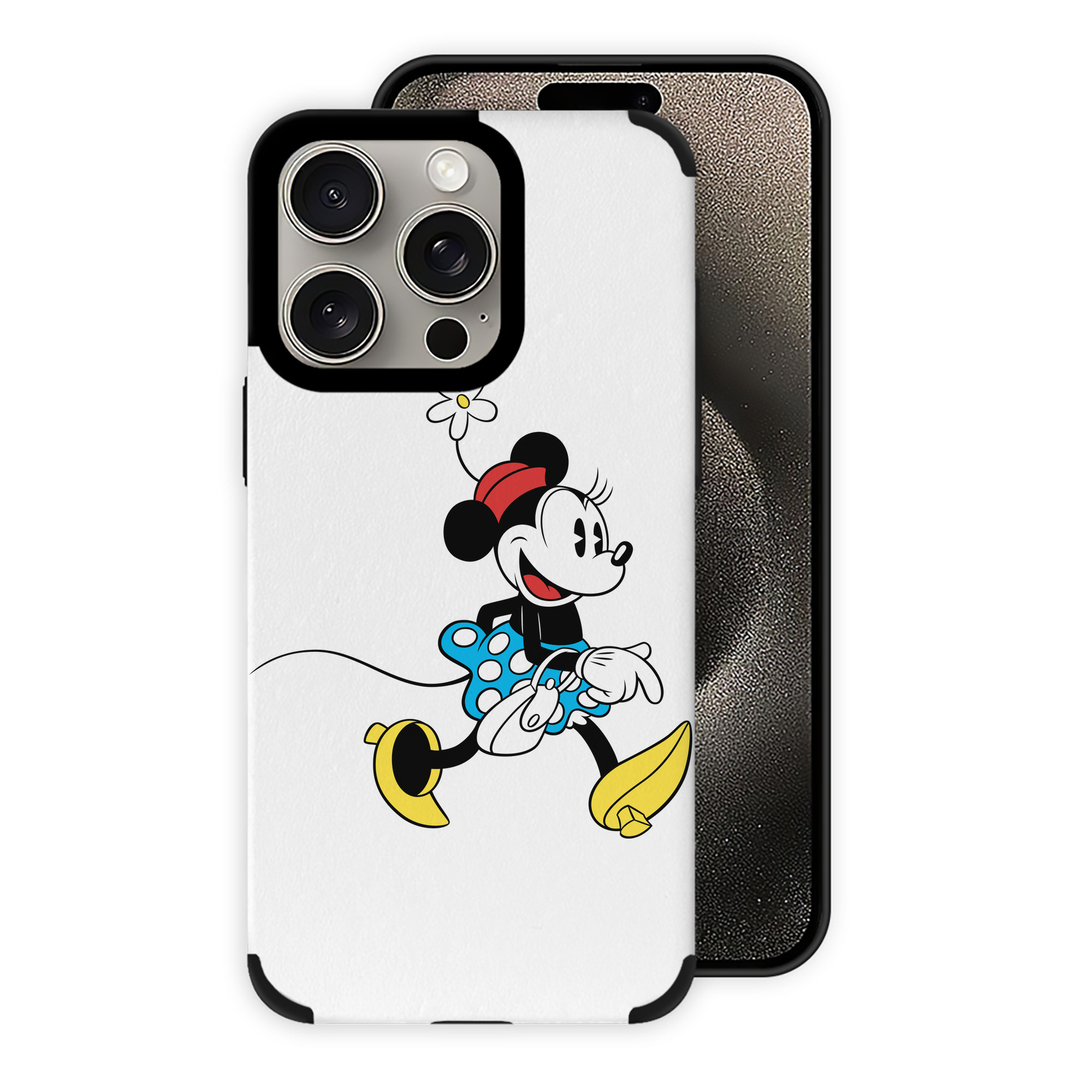 （画像用） ミッキーマウス Mickey Mouse 【iPhone15ProMax対応】 PUレザー スマホケース 耐衝撃＆黄変防止