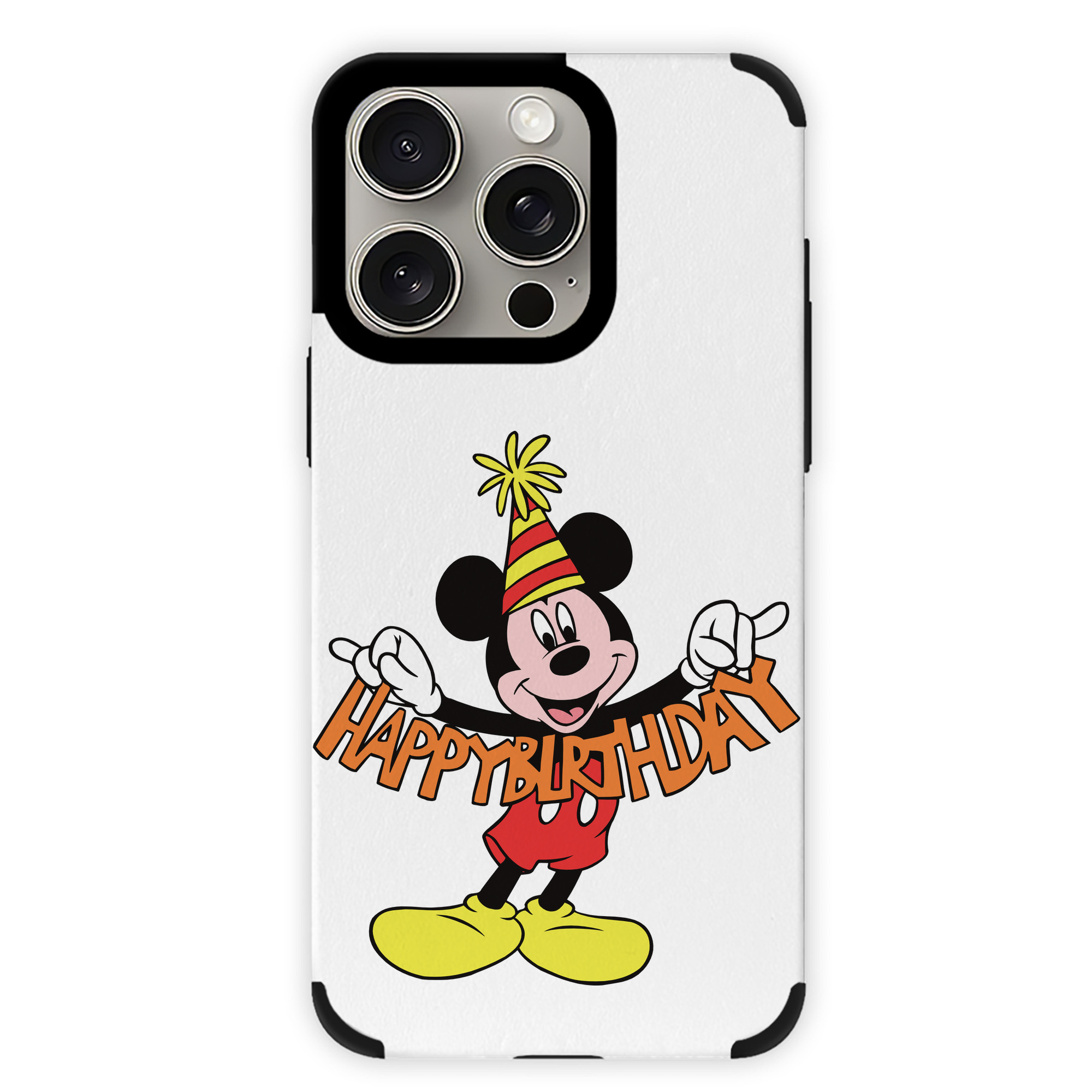 （画像用） ミッキーマウス Mickey Mouse 【iPhone15ProMax対応】 PUレザー スマホケース 耐衝撃＆黄変防止