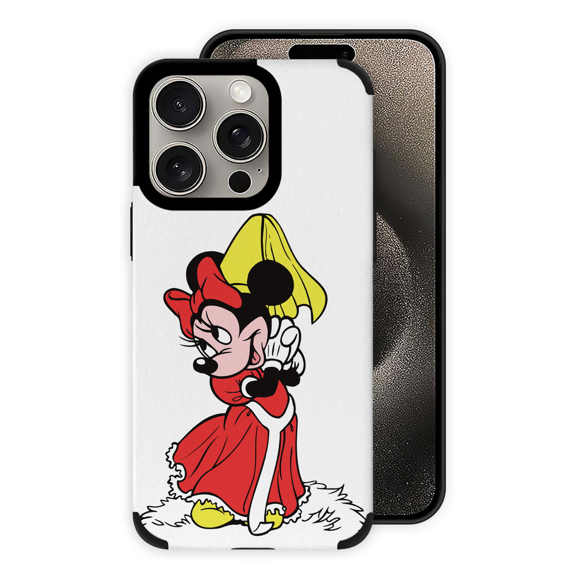 （画像用） ミッキーマウス Mickey Mouse 【iPhone15ProMax対応】 PUレザー スマホケース 耐衝撃＆黄変防止