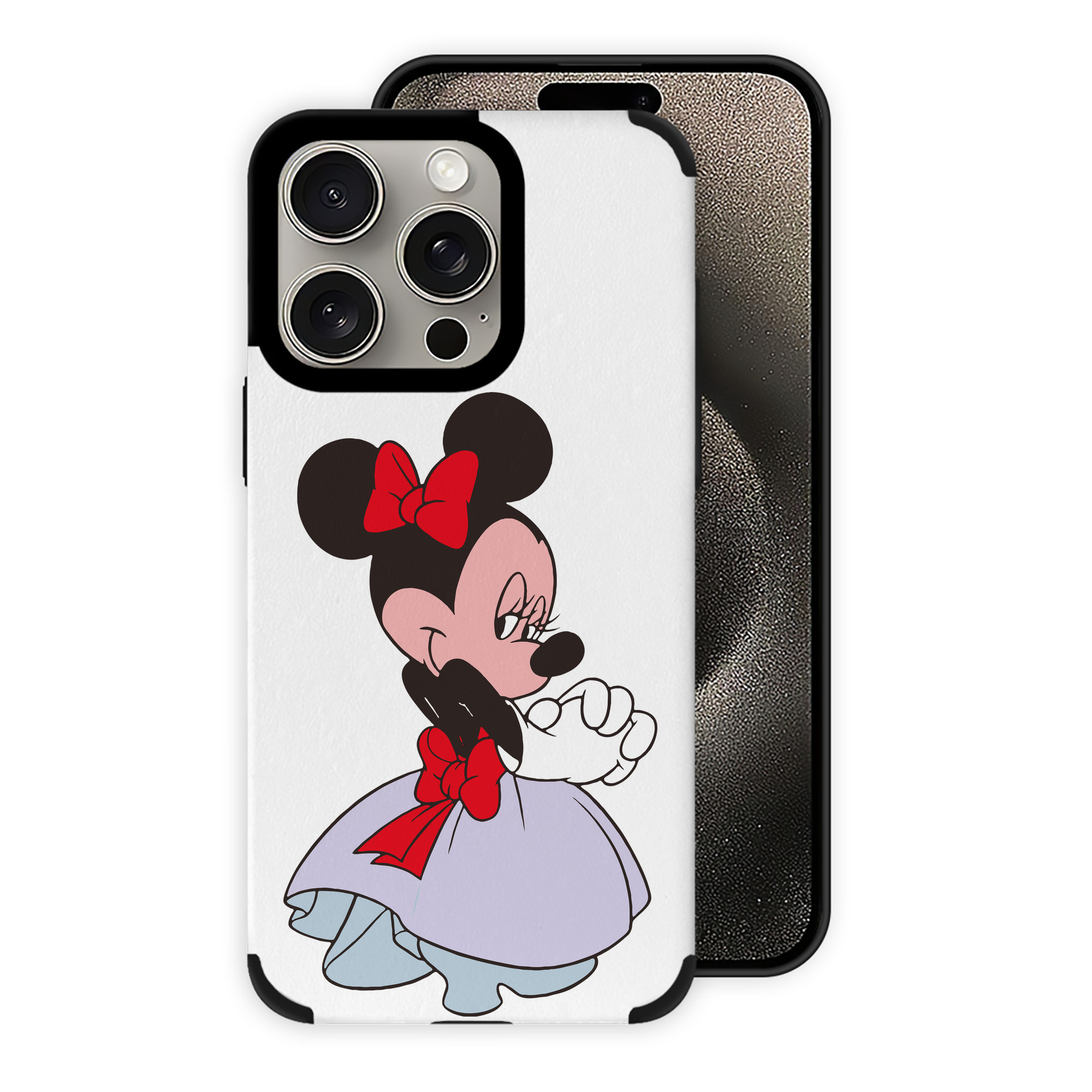 （画像用） ミッキーマウス Mickey Mouse 【iPhone15ProMax対応】 PUレザー スマホケース 耐衝撃＆黄変防止