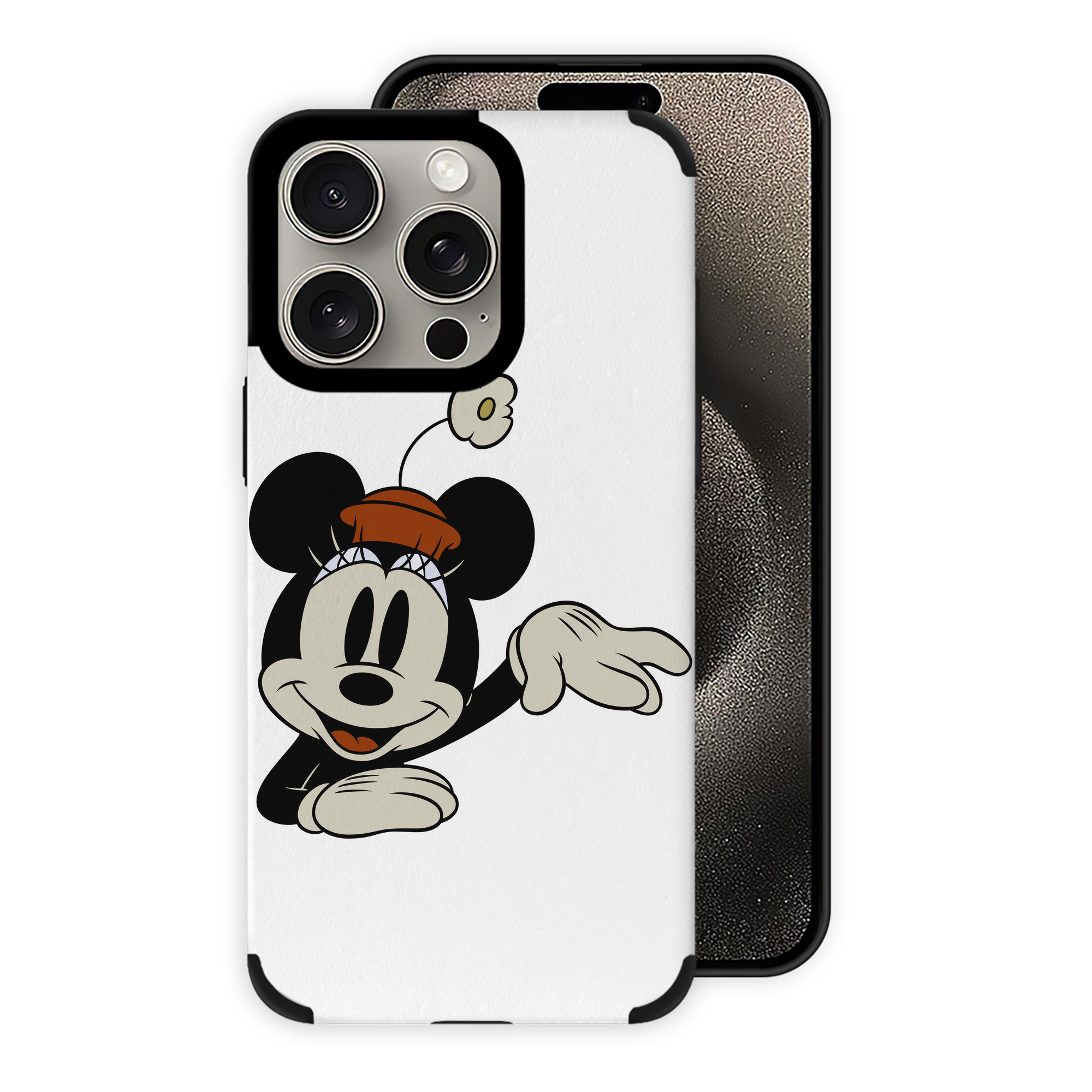 （画像用） ミッキーマウス Mickey Mouse 【iPhone15ProMax対応】 PUレザー スマホケース 耐衝撃＆黄変防止