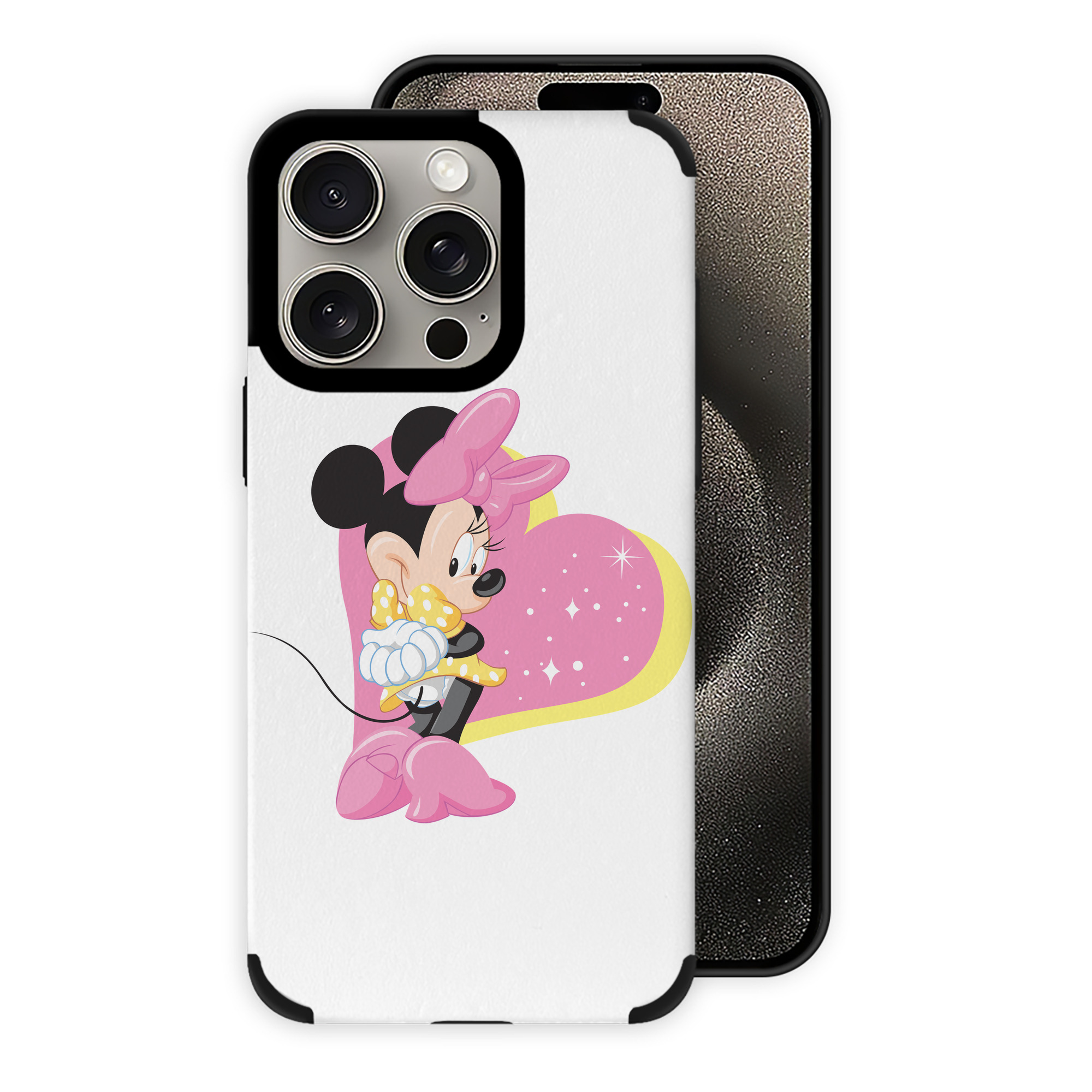 （画像用） ミッキーマウス Mickey Mouse 【iPhone15ProMax対応】 PUレザー スマホケース 耐衝撃＆黄変防止