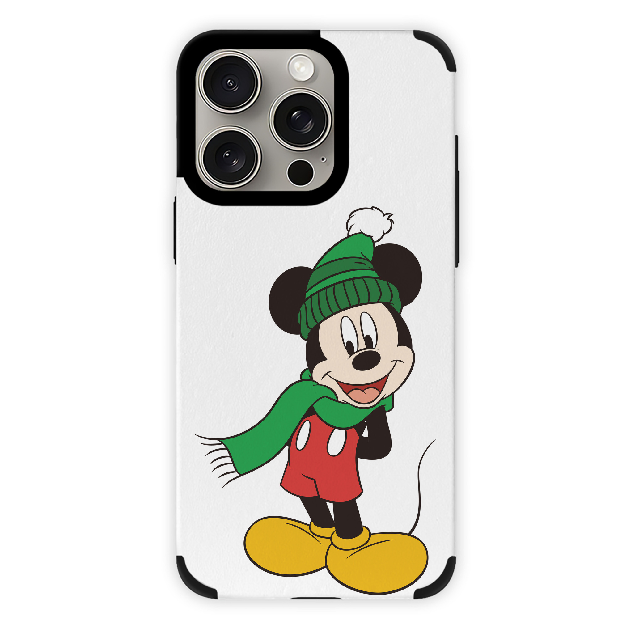 （画像用） ミッキーマウス Mickey Mouse 【iPhone15ProMax対応】 PUレザー スマホケース 耐衝撃＆黄変防止