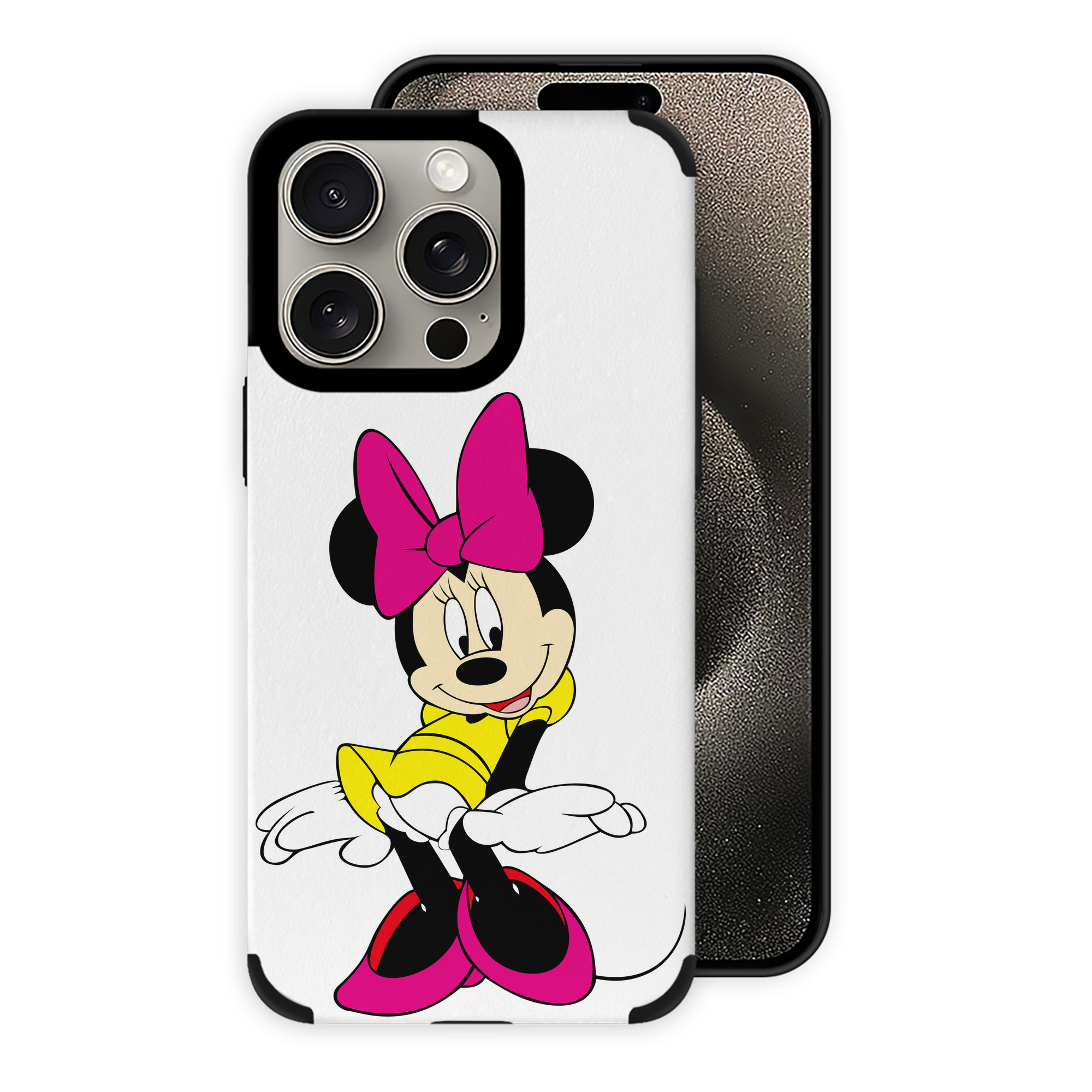 （画像用） ミッキーマウス Mickey Mouse 【iPhone15ProMax対応】 PUレザー スマホケース 耐衝撃＆黄変防止