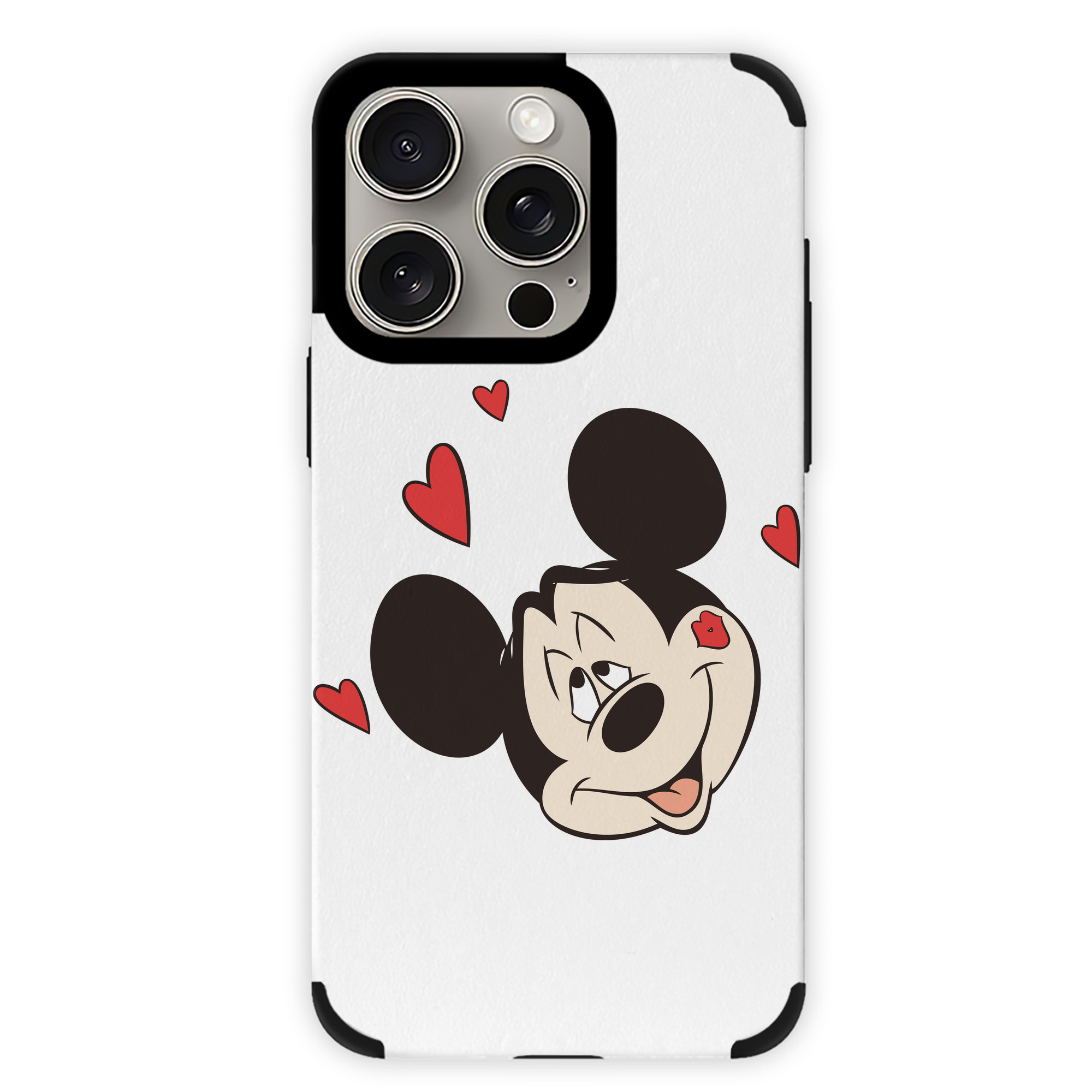 （画像用） ミッキーマウス Mickey Mouse 【iPhone15ProMax対応】 PUレザー スマホケース 耐衝撃＆黄変防止