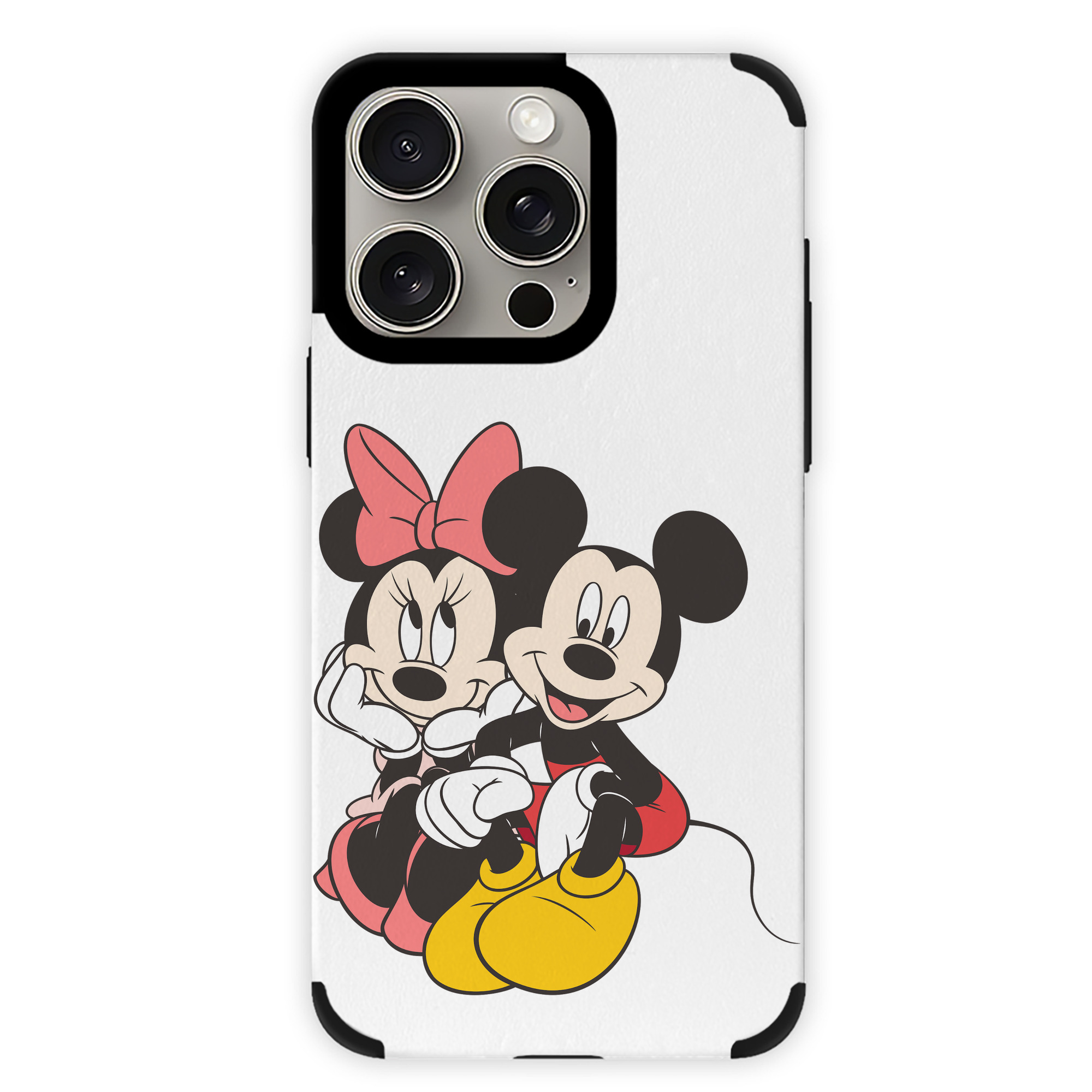 （画像用） ミッキーマウス Mickey Mouse 【iPhone15ProMax対応】 PUレザー スマホケース 耐衝撃＆黄変防止