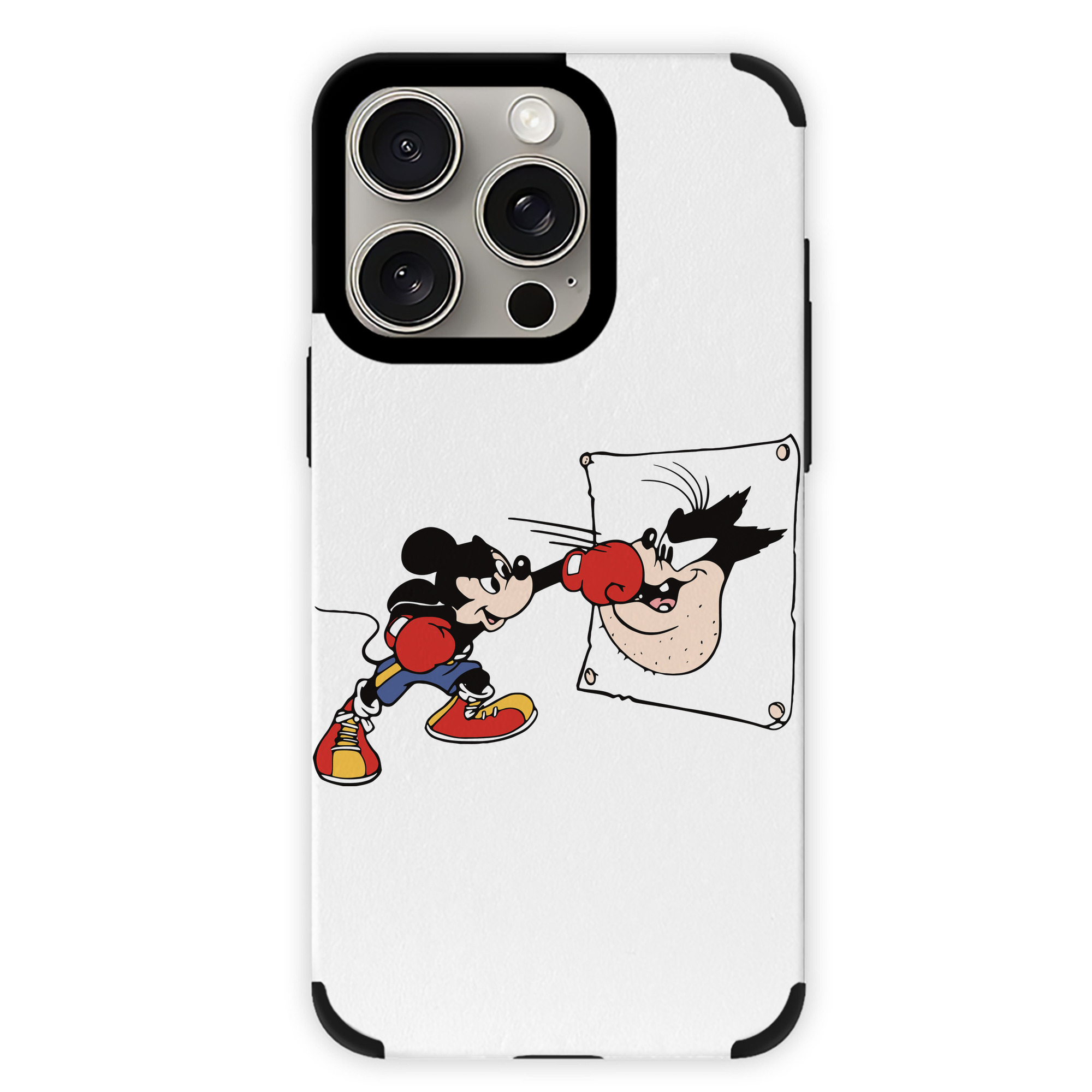 （画像用） ミッキーマウス Mickey Mouse 【iPhone15ProMax対応】 PUレザー スマホケース 耐衝撃＆黄変防止