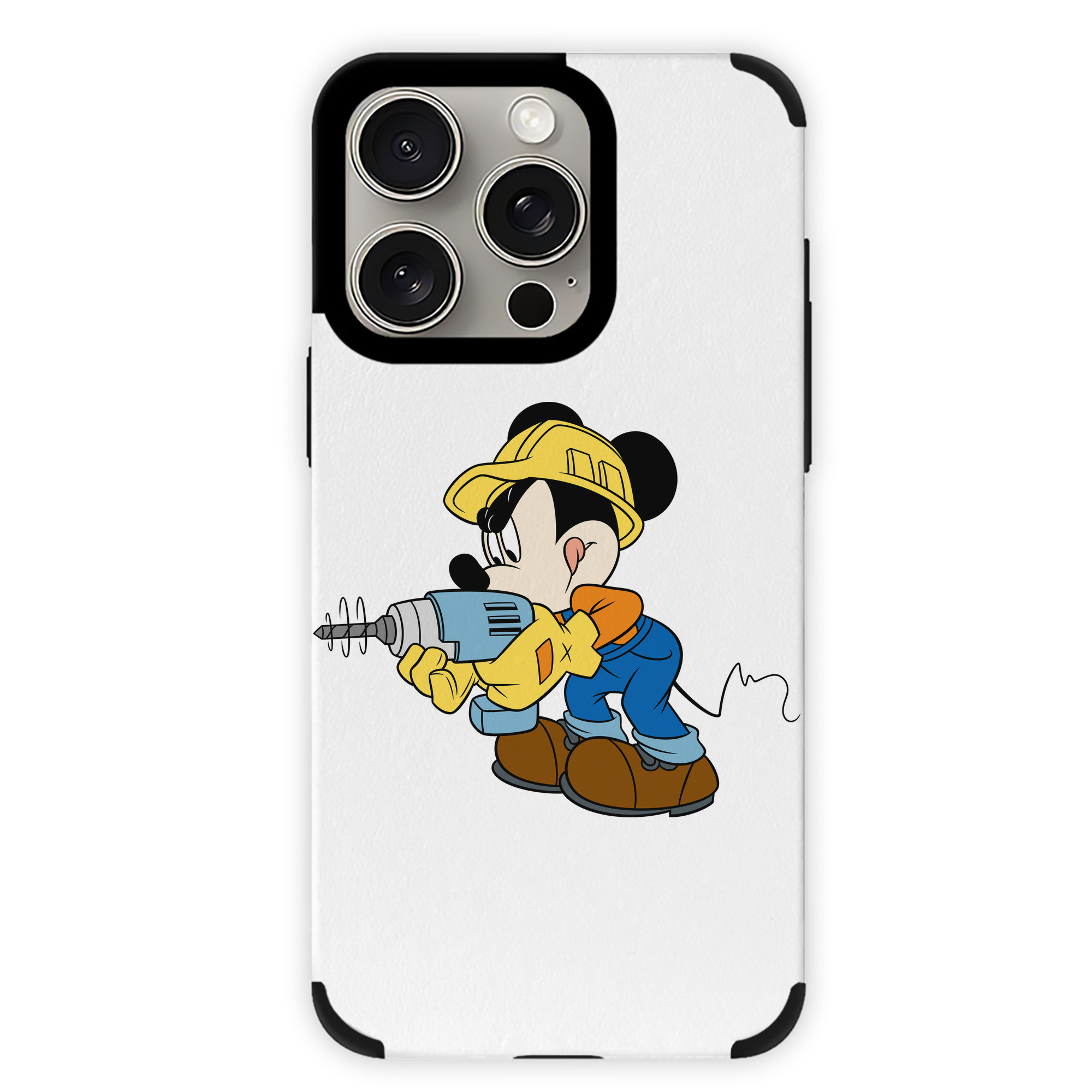 （画像用） ミッキーマウス Mickey Mouse 【iPhone15ProMax対応】 PUレザー スマホケース 耐衝撃＆黄変防止