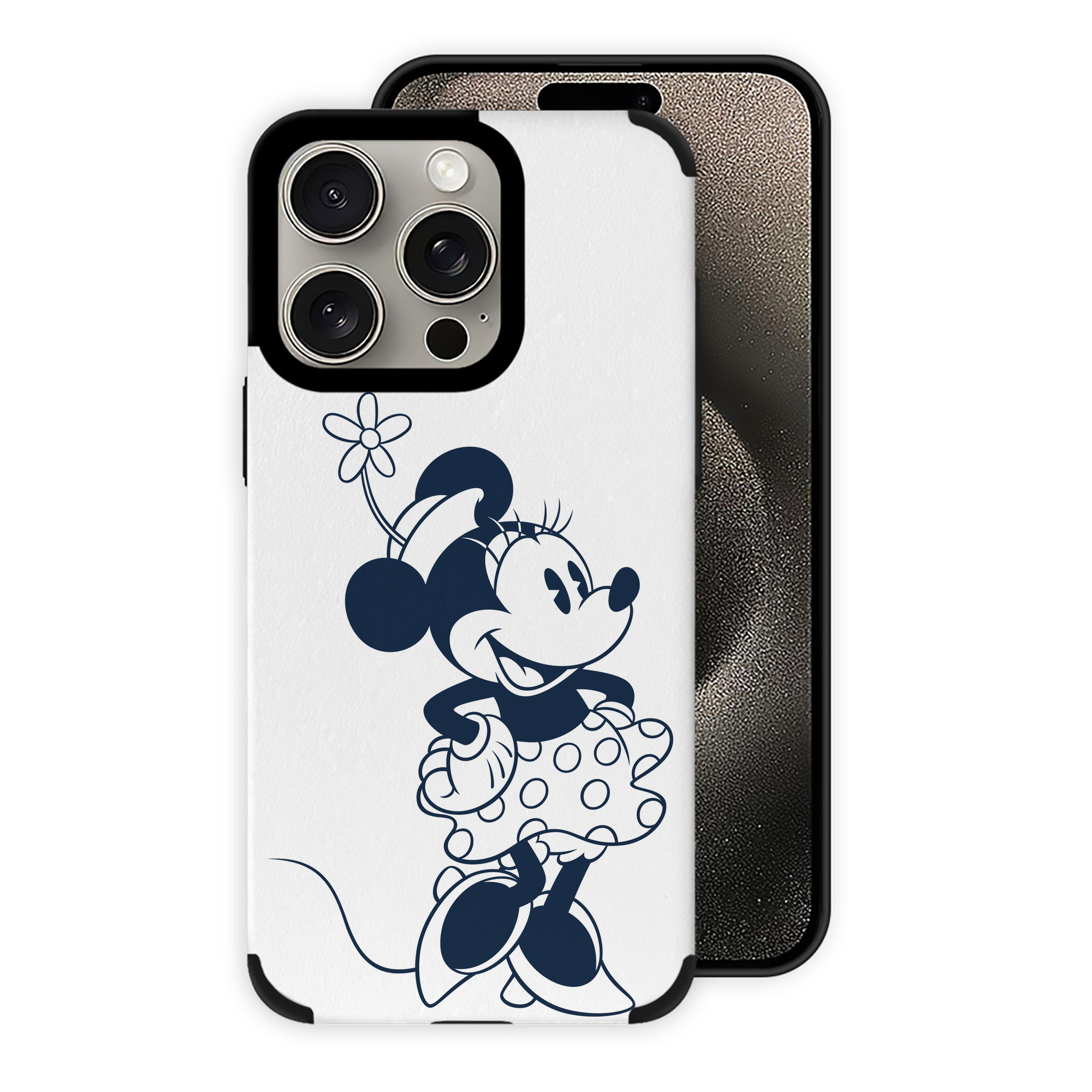 （画像用） ミッキーマウス Mickey Mouse 【iPhone15ProMax対応】 PUレザー スマホケース 耐衝撃＆黄変防止
