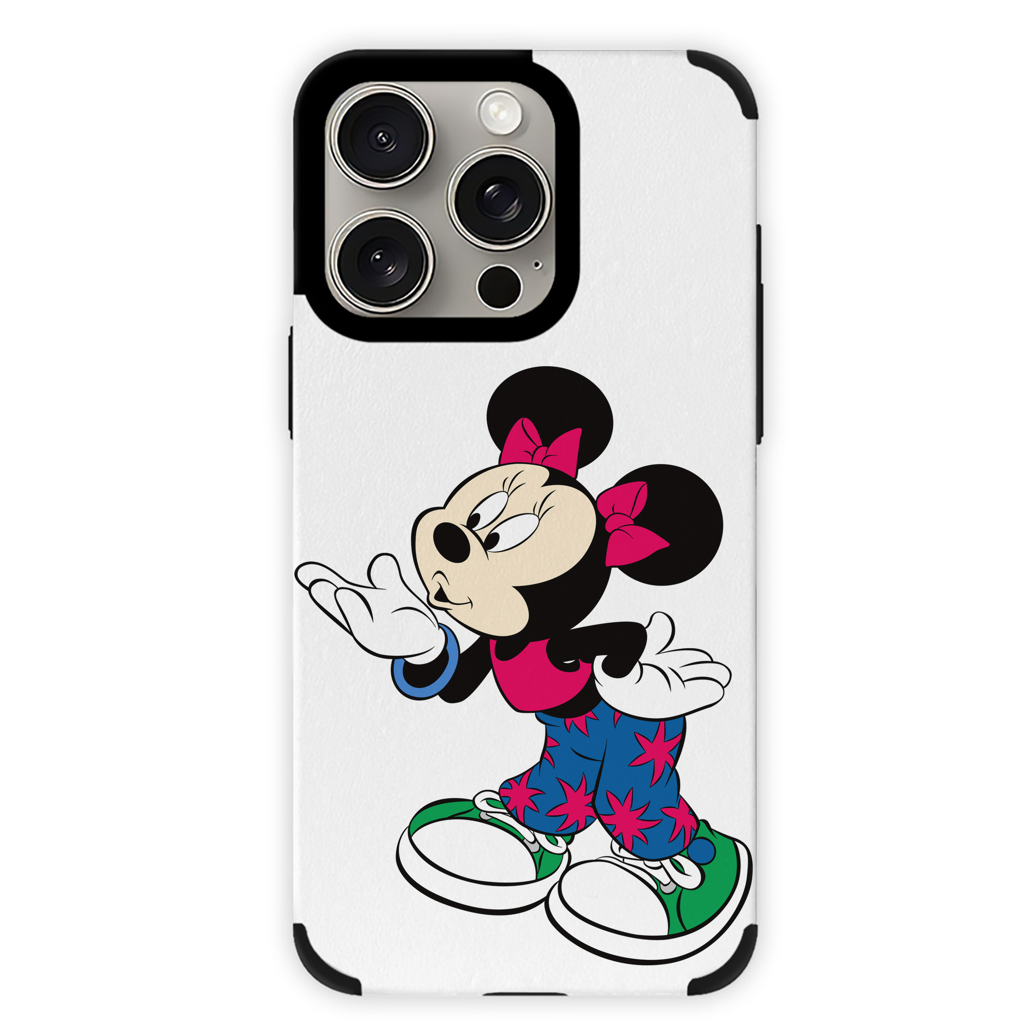 （画像用） ミッキーマウス Mickey Mouse 【iPhone15ProMax対応】 PUレザー スマホケース 耐衝撃＆黄変防止