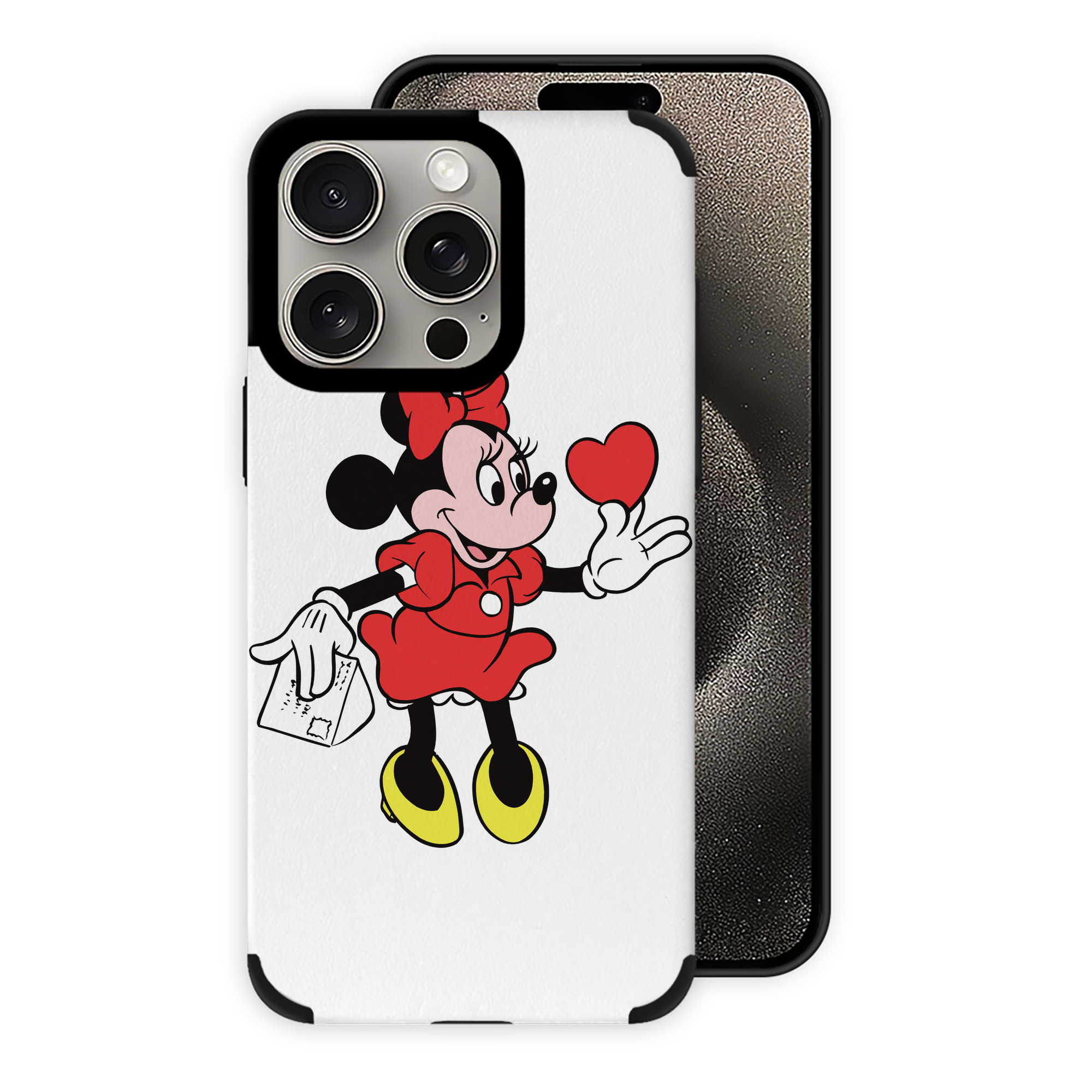 （画像用） ミッキーマウス Mickey Mouse 【iPhone15ProMax対応】 PUレザー スマホケース 耐衝撃＆黄変防止