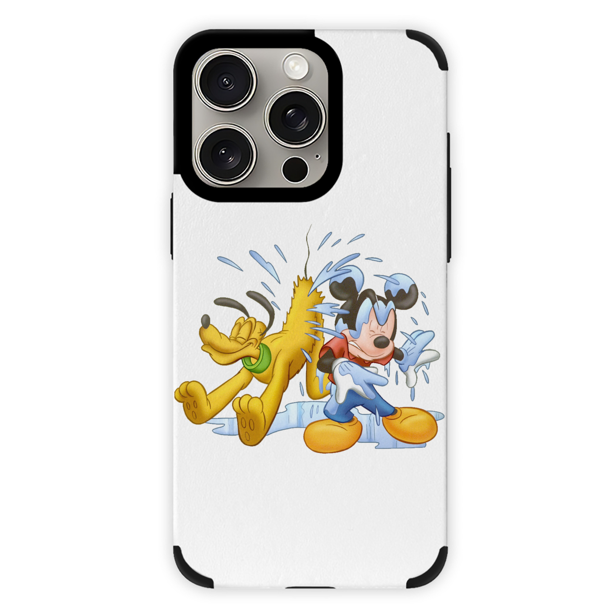 （画像用） ミッキーマウス Mickey Mouse 【iPhone15ProMax対応】 PUレザー スマホケース 耐衝撃＆黄変防止