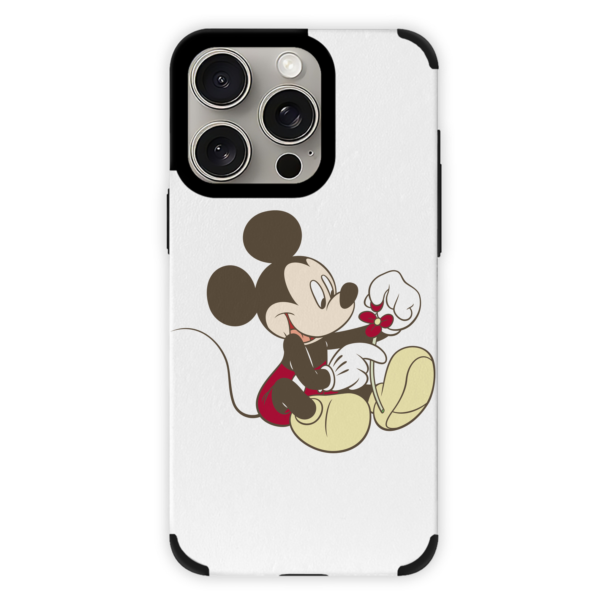（画像用） ミッキーマウス Mickey Mouse 【iPhone15ProMax対応】 PUレザー スマホケース 耐衝撃＆黄変防止
