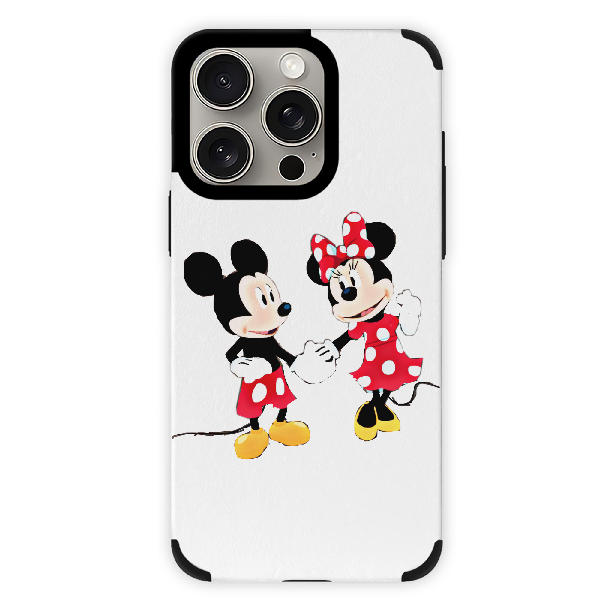 （画像用） ミッキーマウス Mickey Mouse 【iPhone15ProMax対応】 PUレザー スマホケース 耐衝撃＆黄変防止
