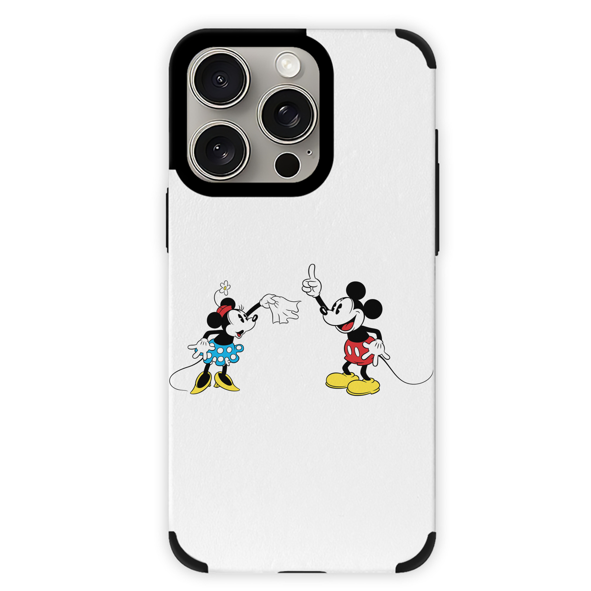 （画像用） ミッキーマウス Mickey Mouse 【iPhone15ProMax対応】 PUレザー スマホケース 耐衝撃＆黄変防止