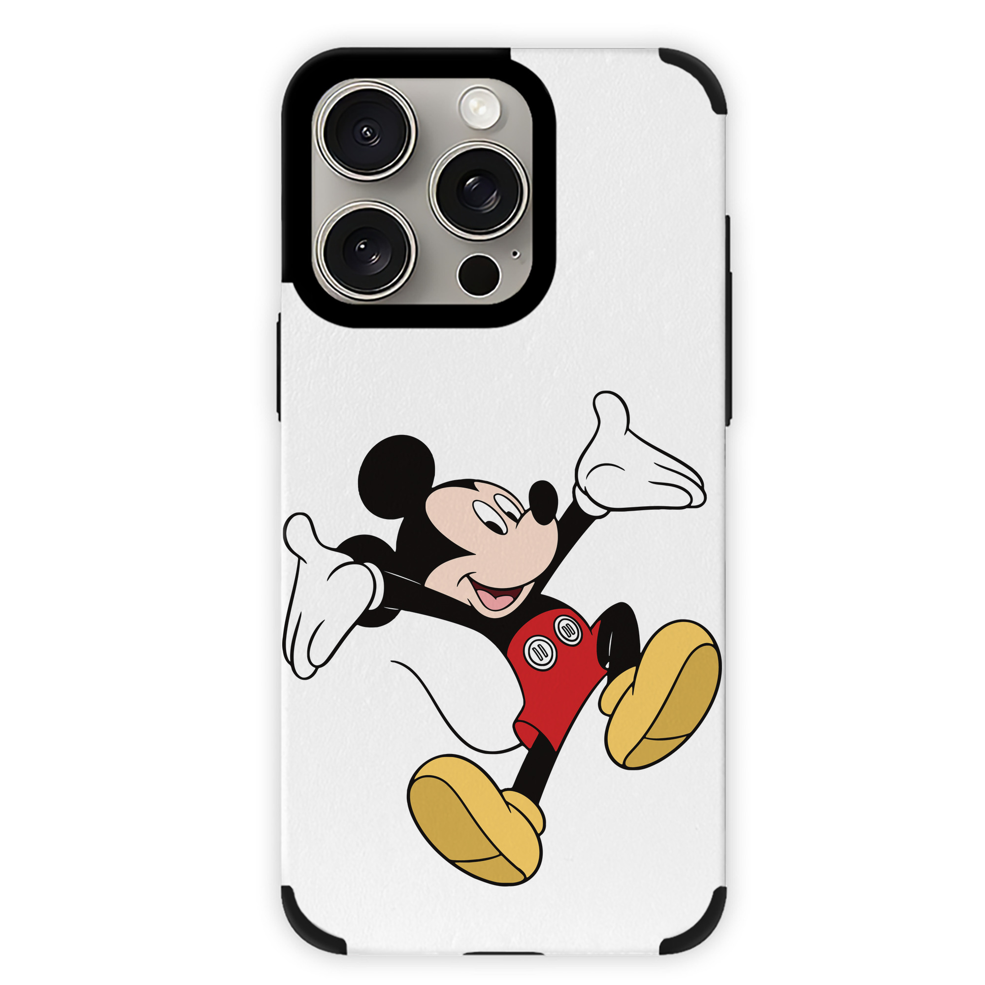 （画像用） ミッキーマウス Mickey Mouse 【iPhone15ProMax対応】 PUレザー スマホケース 耐衝撃＆黄変防止