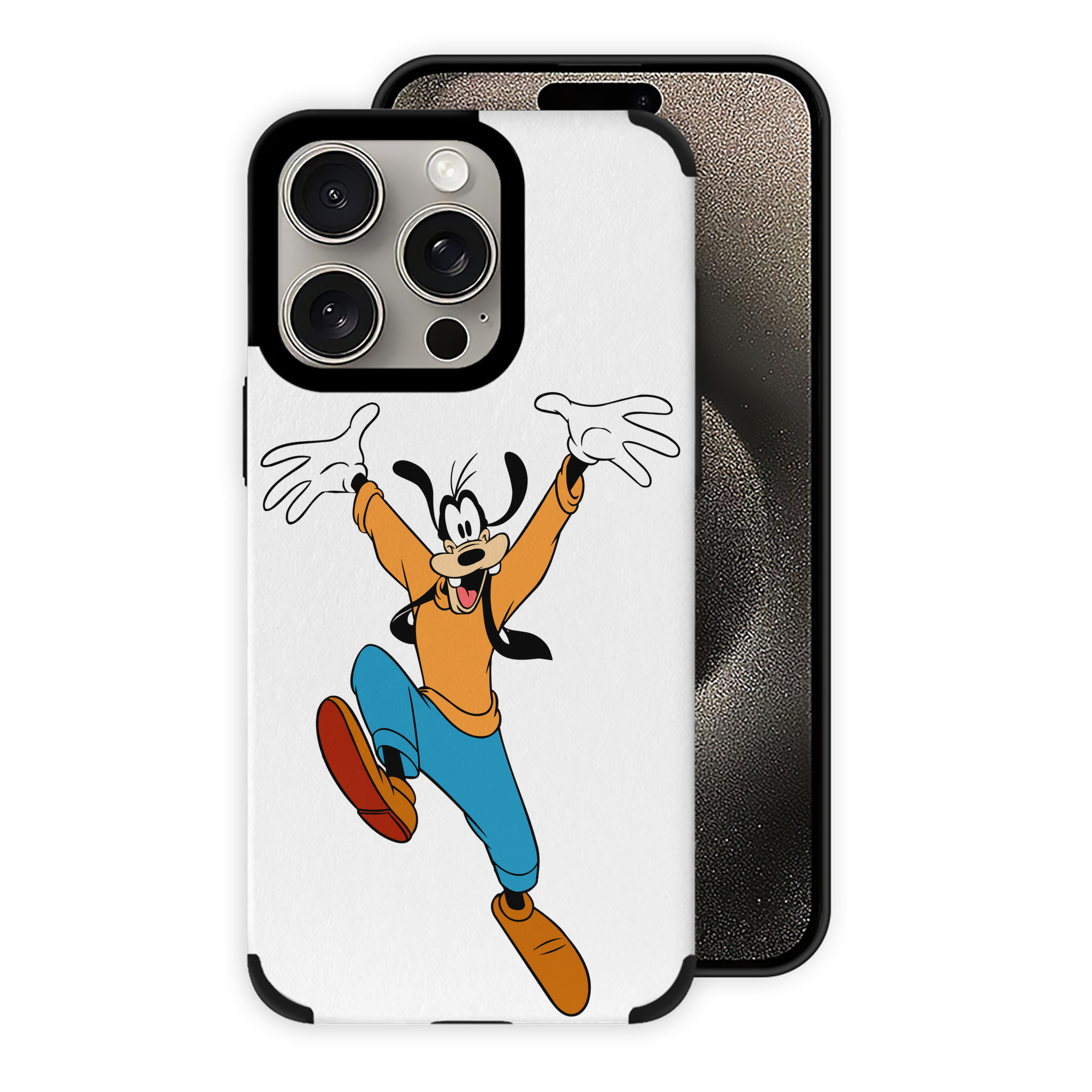 （画像用） ミッキーマウス Mickey Mouse 【iPhone15ProMax対応】 PUレザー スマホケース 耐衝撃＆黄変防止