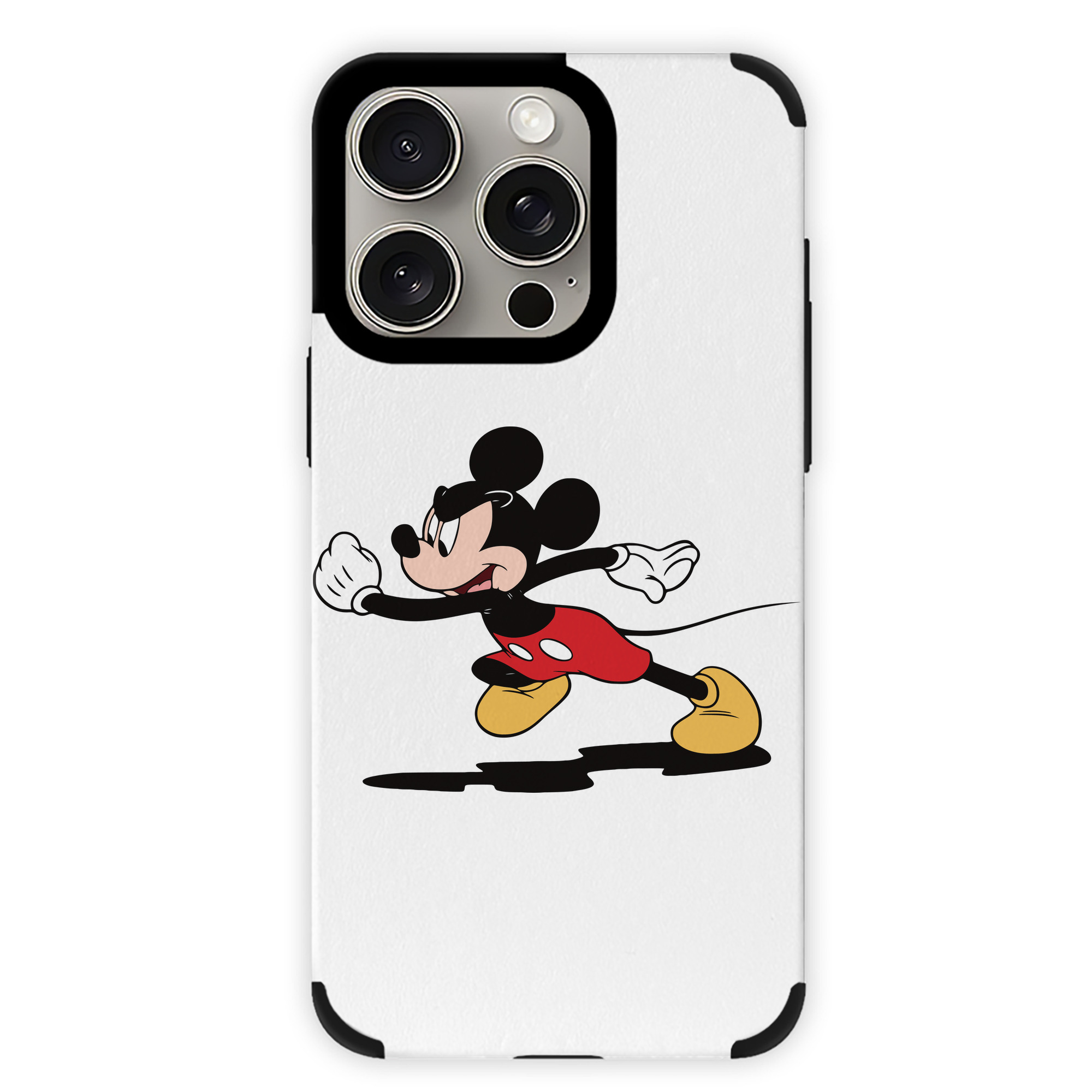 （画像用） ミッキーマウス Mickey Mouse 【iPhone15ProMax対応】 PUレザー スマホケース 耐衝撃＆黄変防止