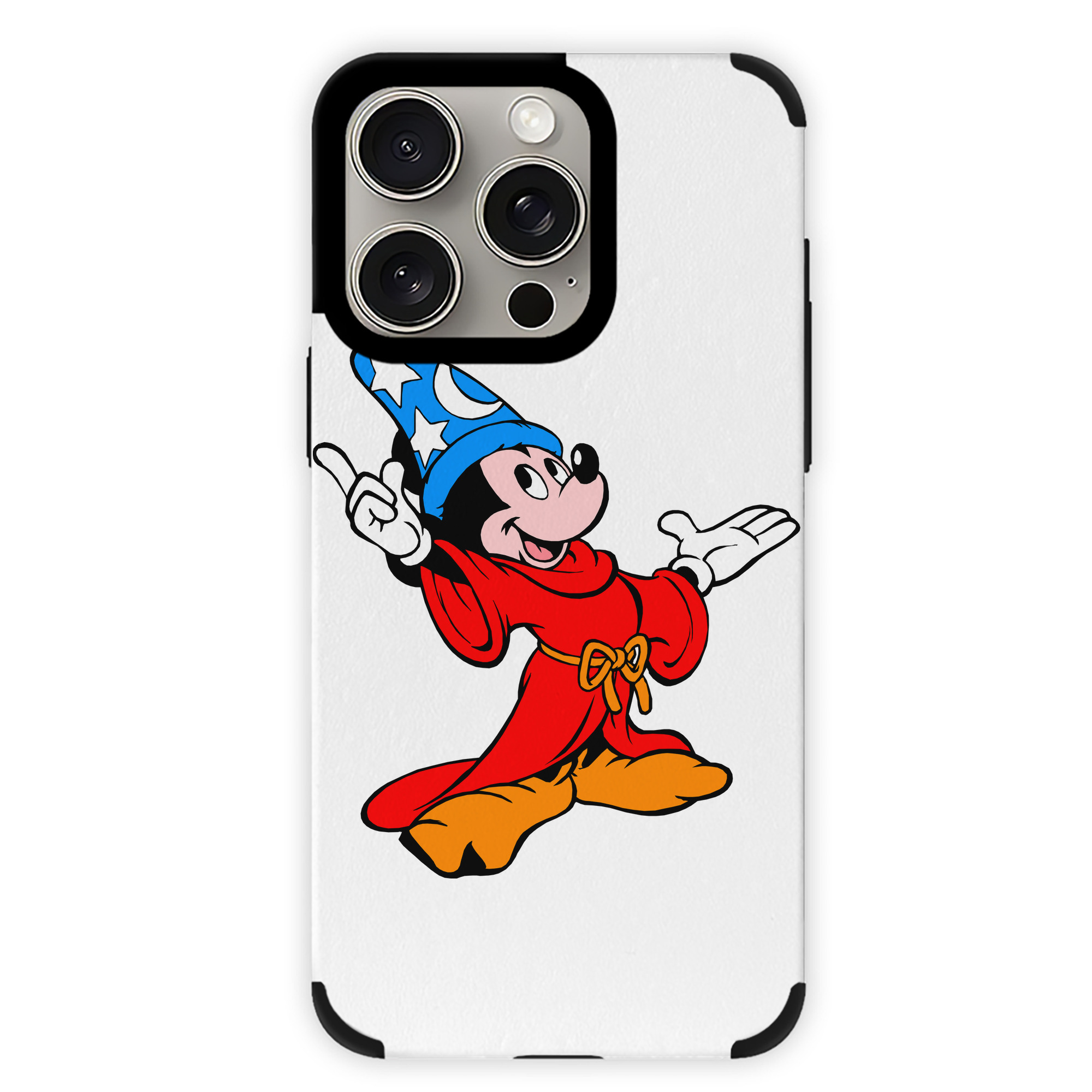 （画像用） ミッキーマウス Mickey Mouse 【iPhone15ProMax対応】 PUレザー スマホケース 耐衝撃＆黄変防止