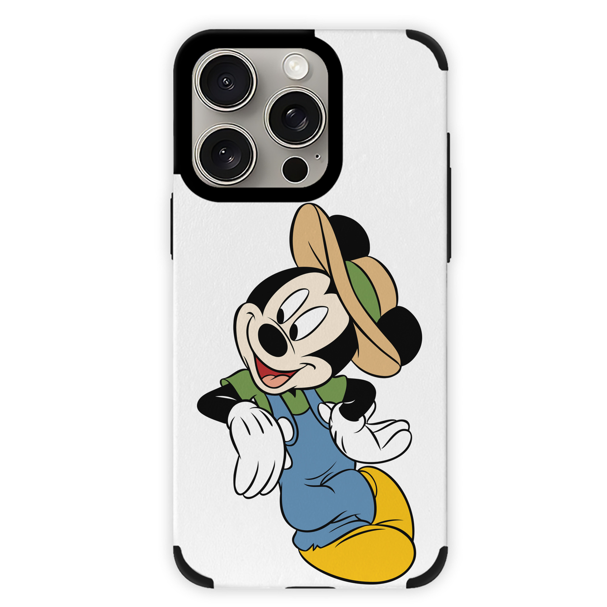（画像用） ミッキーマウス Mickey Mouse 【iPhone15ProMax対応】 PUレザー スマホケース 耐衝撃＆黄変防止