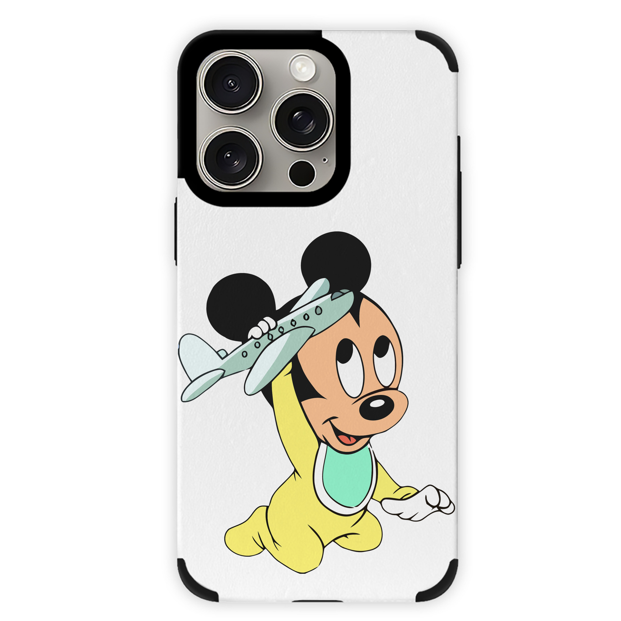 （画像用） ミッキーマウス Mickey Mouse 【iPhone15ProMax対応】 PUレザー スマホケース 耐衝撃＆黄変防止