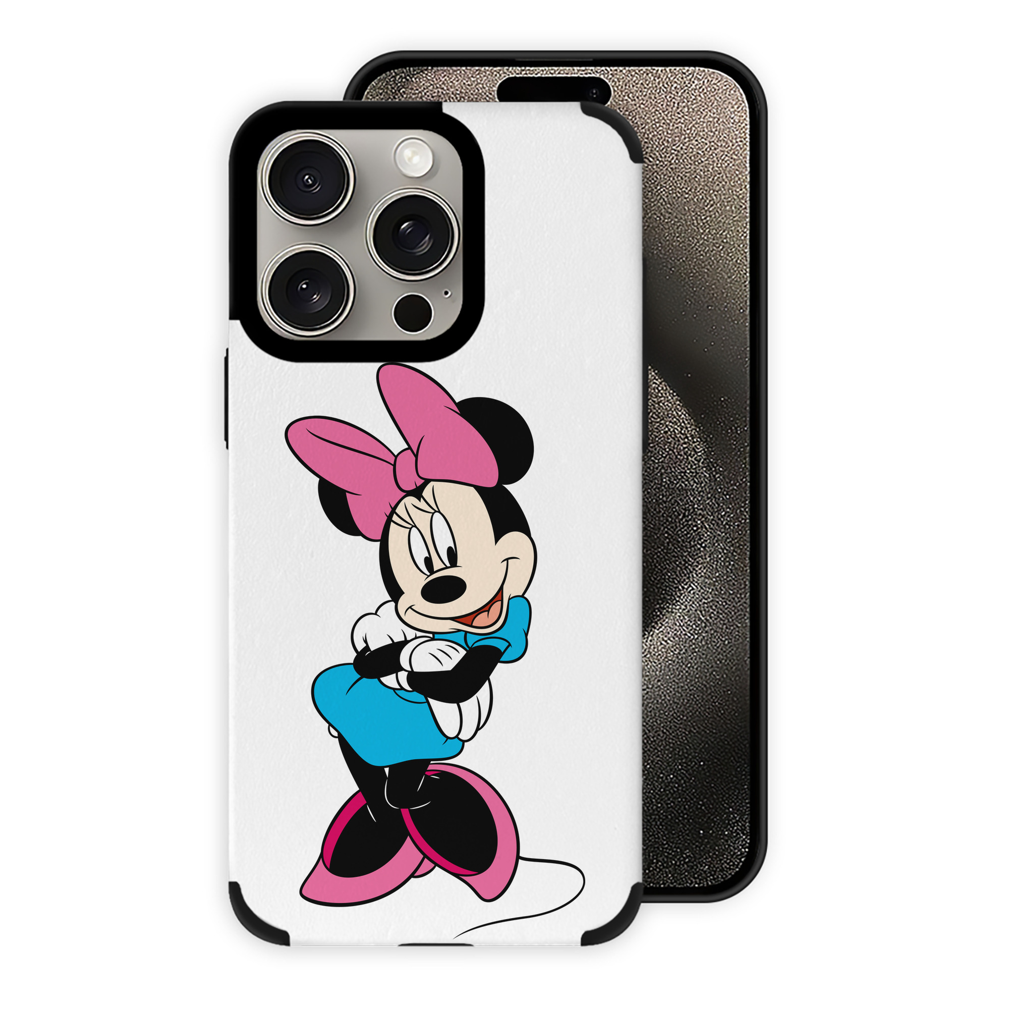 （画像用） ミッキーマウス Mickey Mouse 【iPhone15ProMax対応】 PUレザー スマホケース 耐衝撃＆黄変防止
