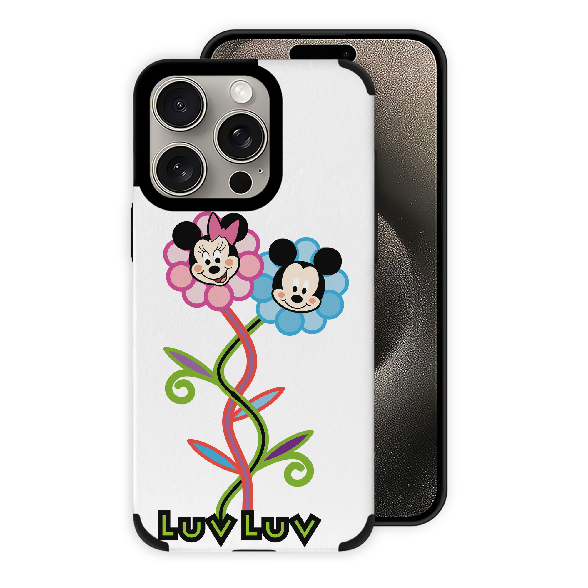 （画像用） ミッキーマウス Mickey Mouse 【iPhone15ProMax対応】 PUレザー スマホケース 耐衝撃＆黄変防止