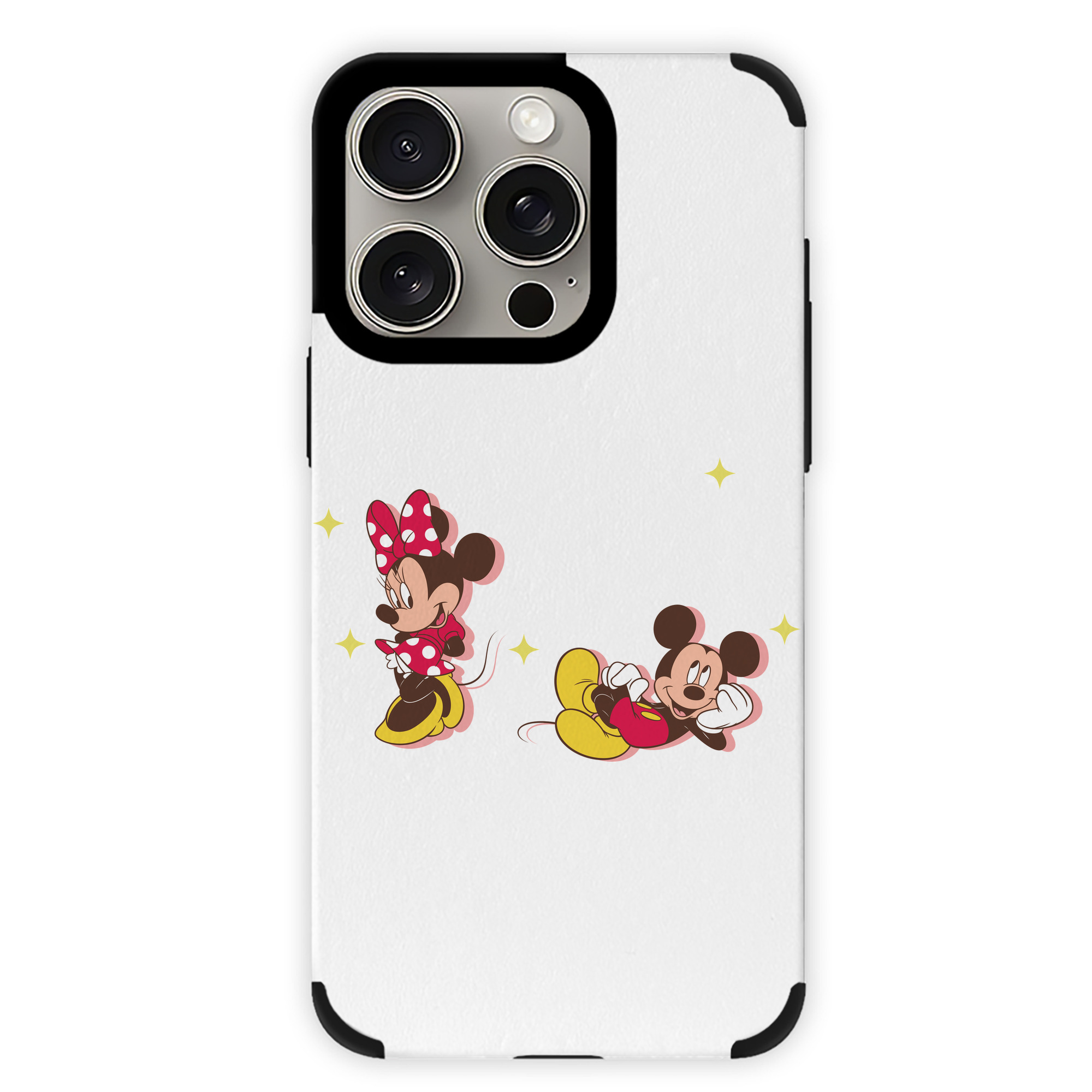 （画像用） ミッキーマウス Mickey Mouse 【iPhone15ProMax対応】 PUレザー スマホケース 耐衝撃＆黄変防止