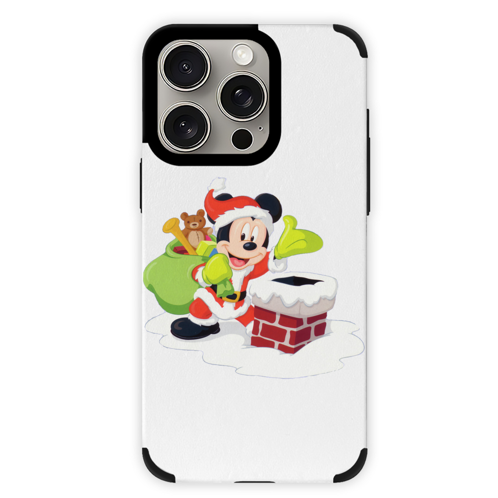 （画像用） ミッキーマウス Mickey Mouse 【iPhone15ProMax対応】 PUレザー スマホケース 耐衝撃＆黄変防止