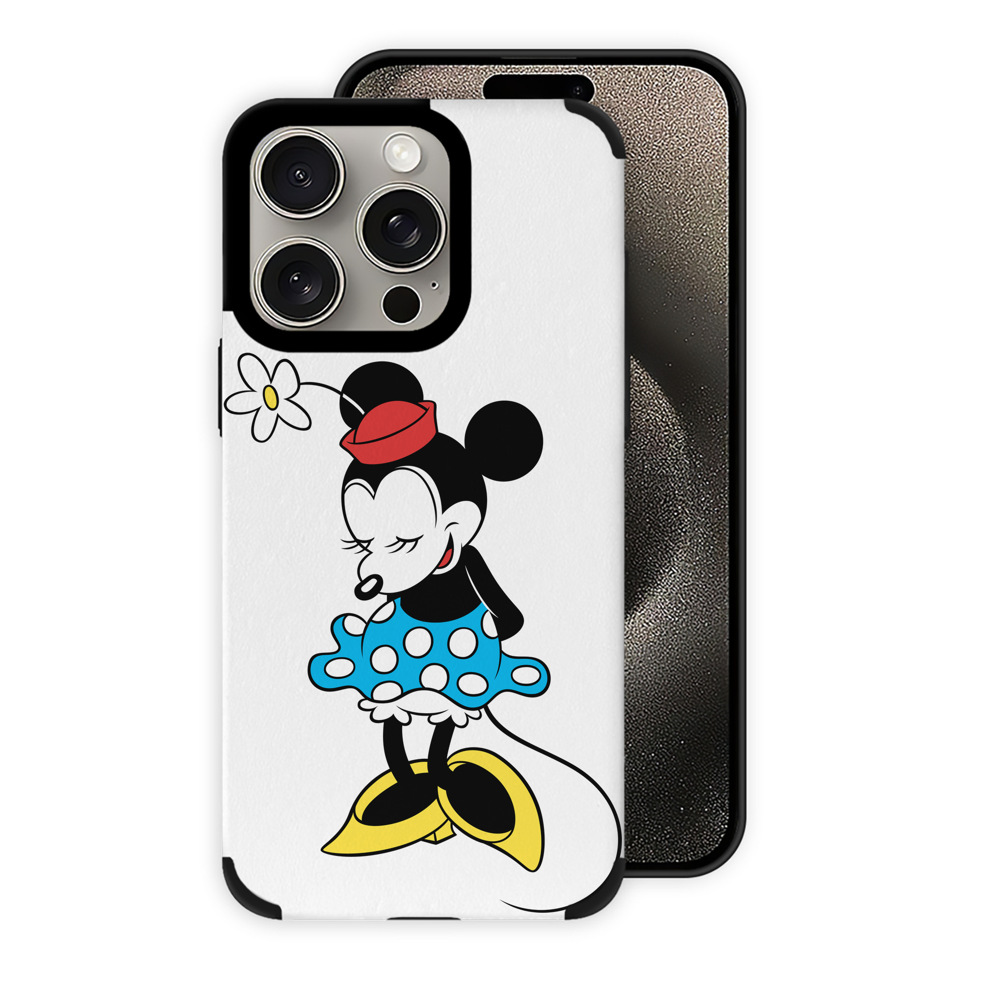 （画像用） ミッキーマウス Mickey Mouse 【iPhone15ProMax対応】 PUレザー スマホケース 耐衝撃＆黄変防止