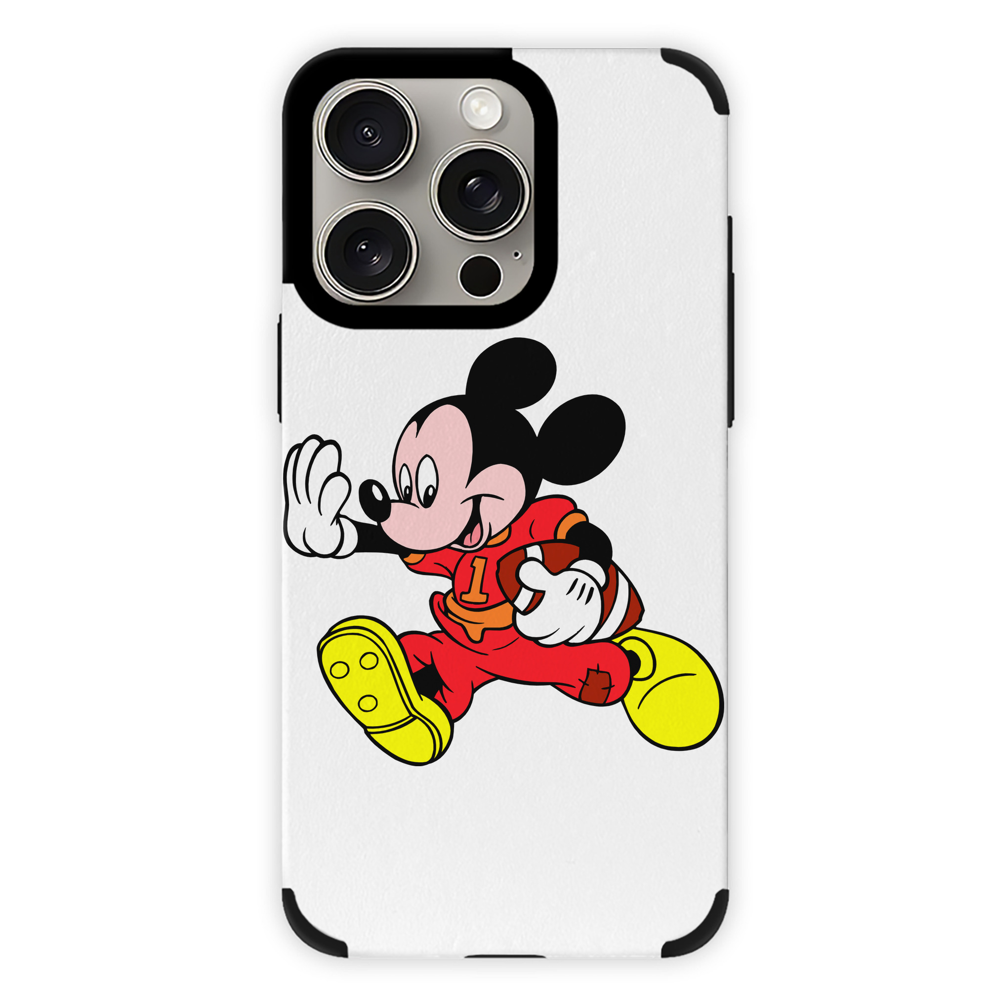 （画像用） ミッキーマウス Mickey Mouse 【iPhone15ProMax対応】 PUレザー スマホケース 耐衝撃＆黄変防止