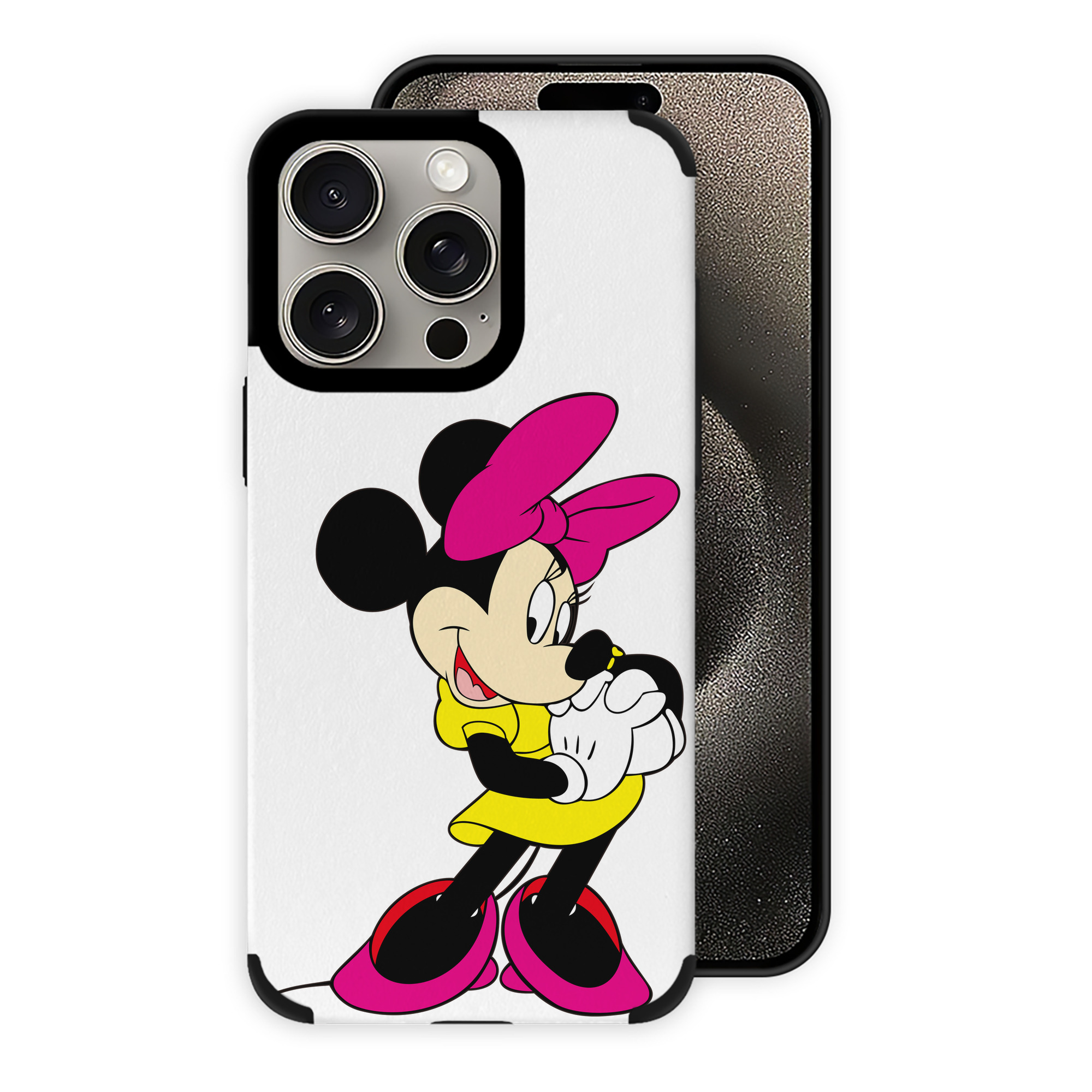 （画像用） ミッキーマウス Mickey Mouse 【iPhone15ProMax対応】 PUレザー スマホケース 耐衝撃＆黄変防止