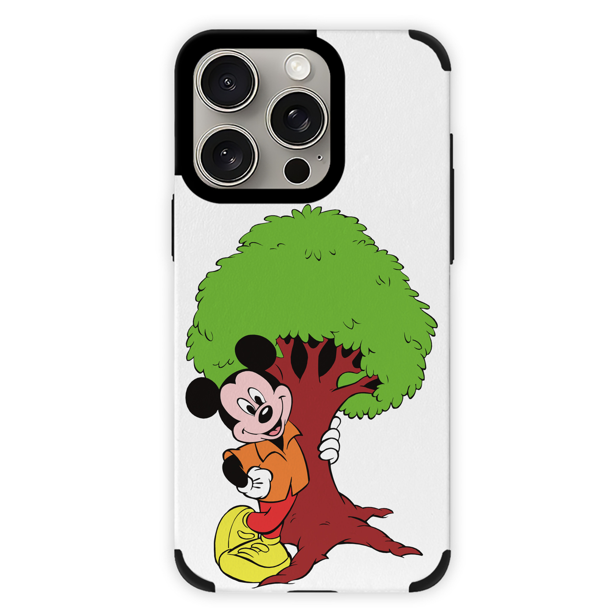 （画像用） ミッキーマウス Mickey Mouse 【iPhone15ProMax対応】 PUレザー スマホケース 耐衝撃＆黄変防止