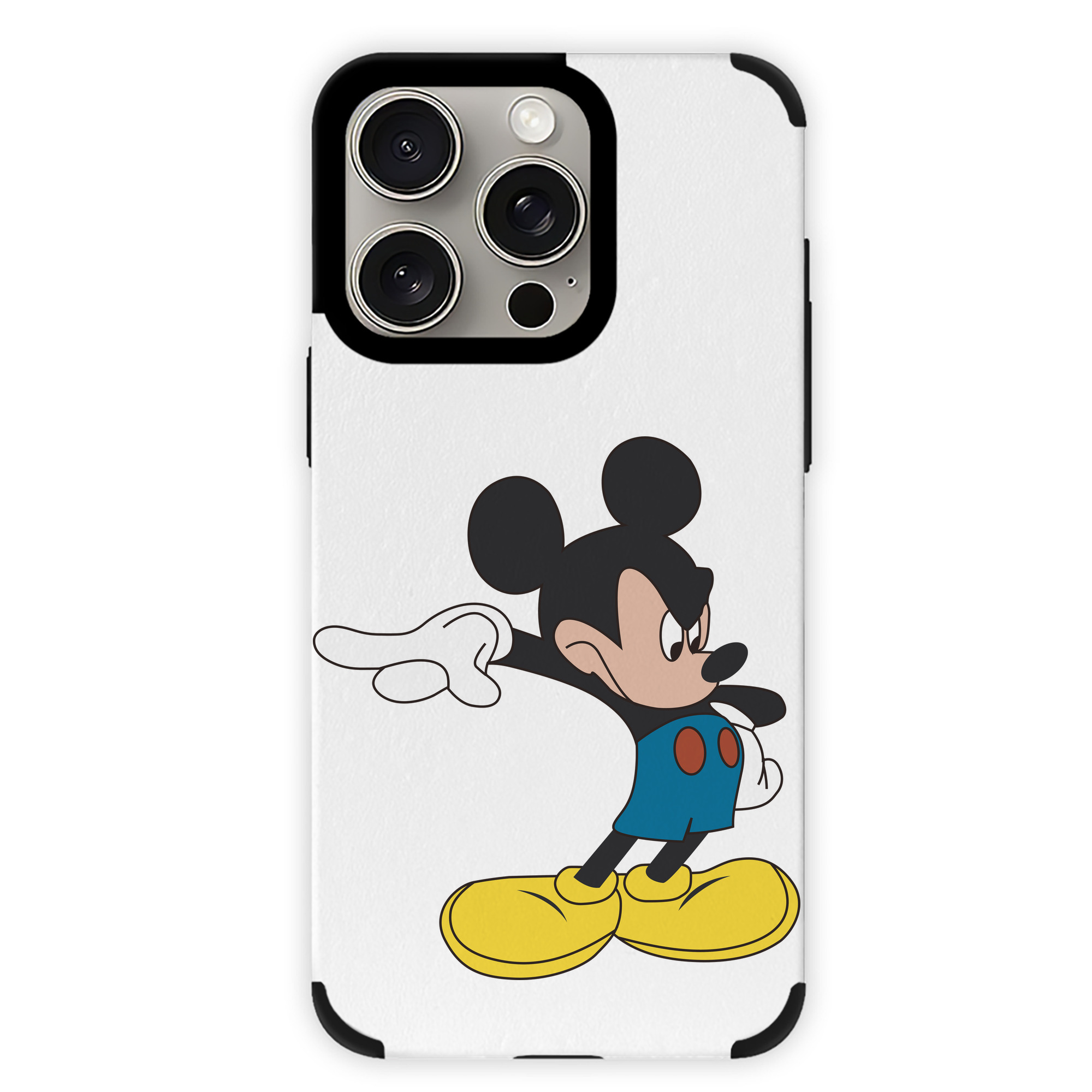 （画像用） ミッキーマウス Mickey Mouse 【iPhone15ProMax対応】 PUレザー スマホケース 耐衝撃＆黄変防止