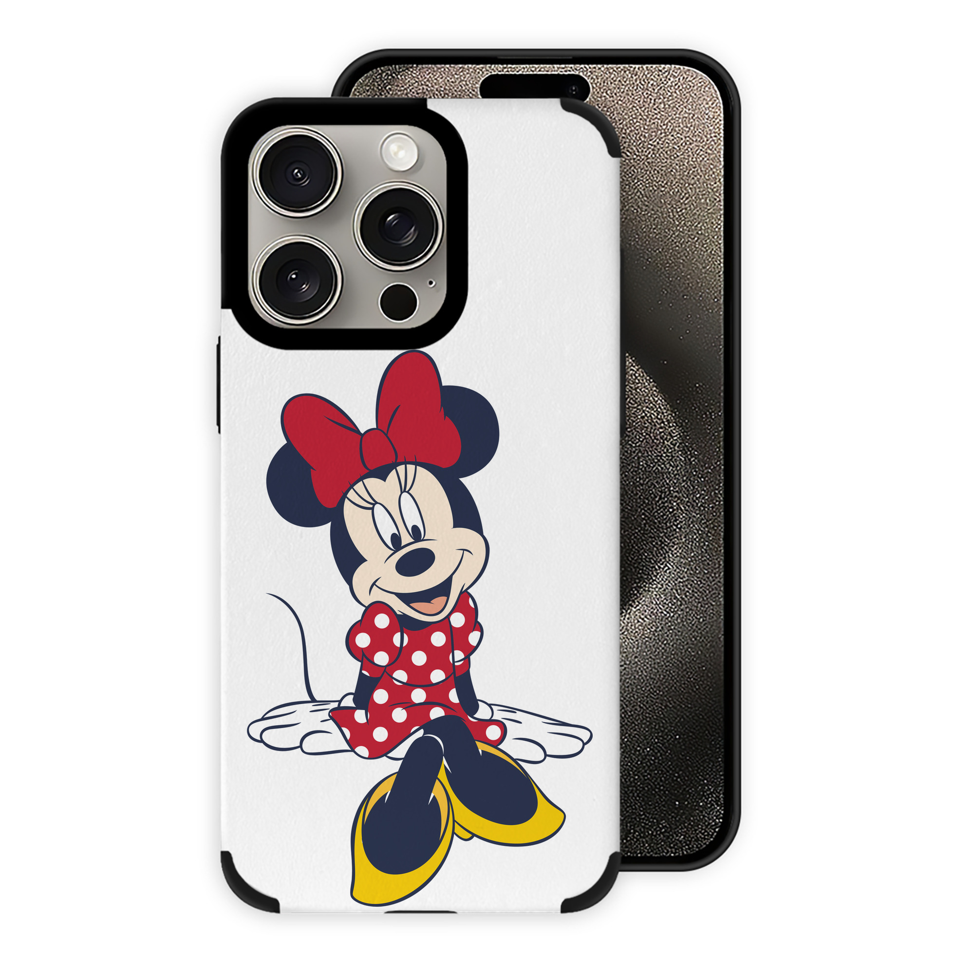 （画像用） ミッキーマウス Mickey Mouse 【iPhone15ProMax対応】 PUレザー スマホケース 耐衝撃＆黄変防止