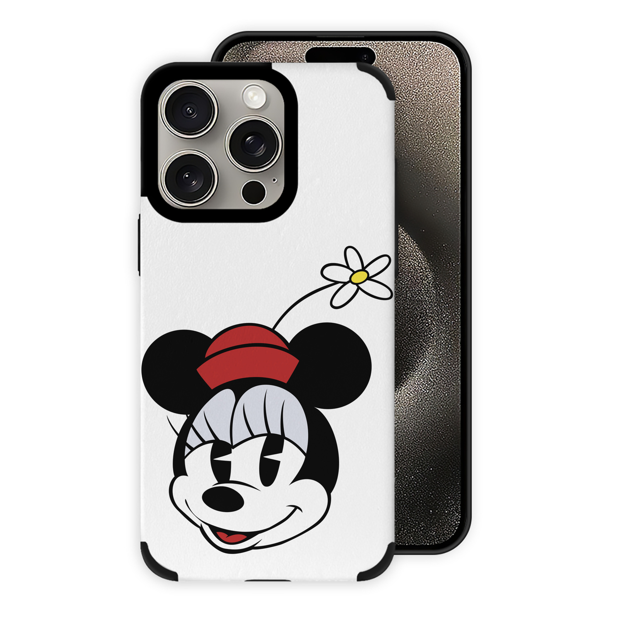 （画像用） ミッキーマウス Mickey Mouse 【iPhone15ProMax対応】 PUレザー スマホケース 耐衝撃＆黄変防止