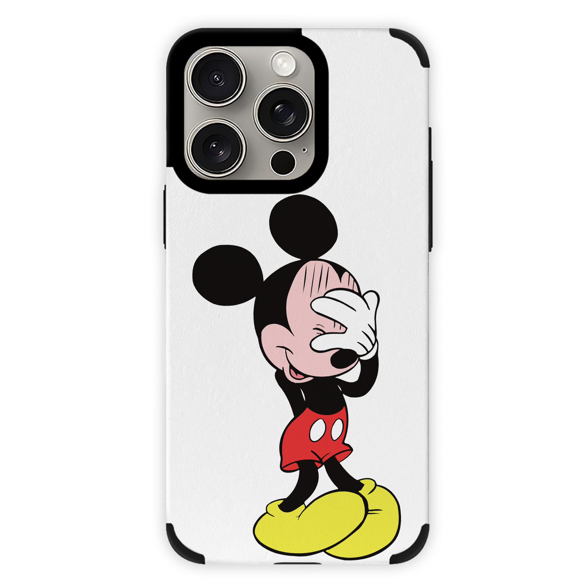 （画像用） ミッキーマウス Mickey Mouse 【iPhone15ProMax対応】 PUレザー スマホケース 耐衝撃＆黄変防止