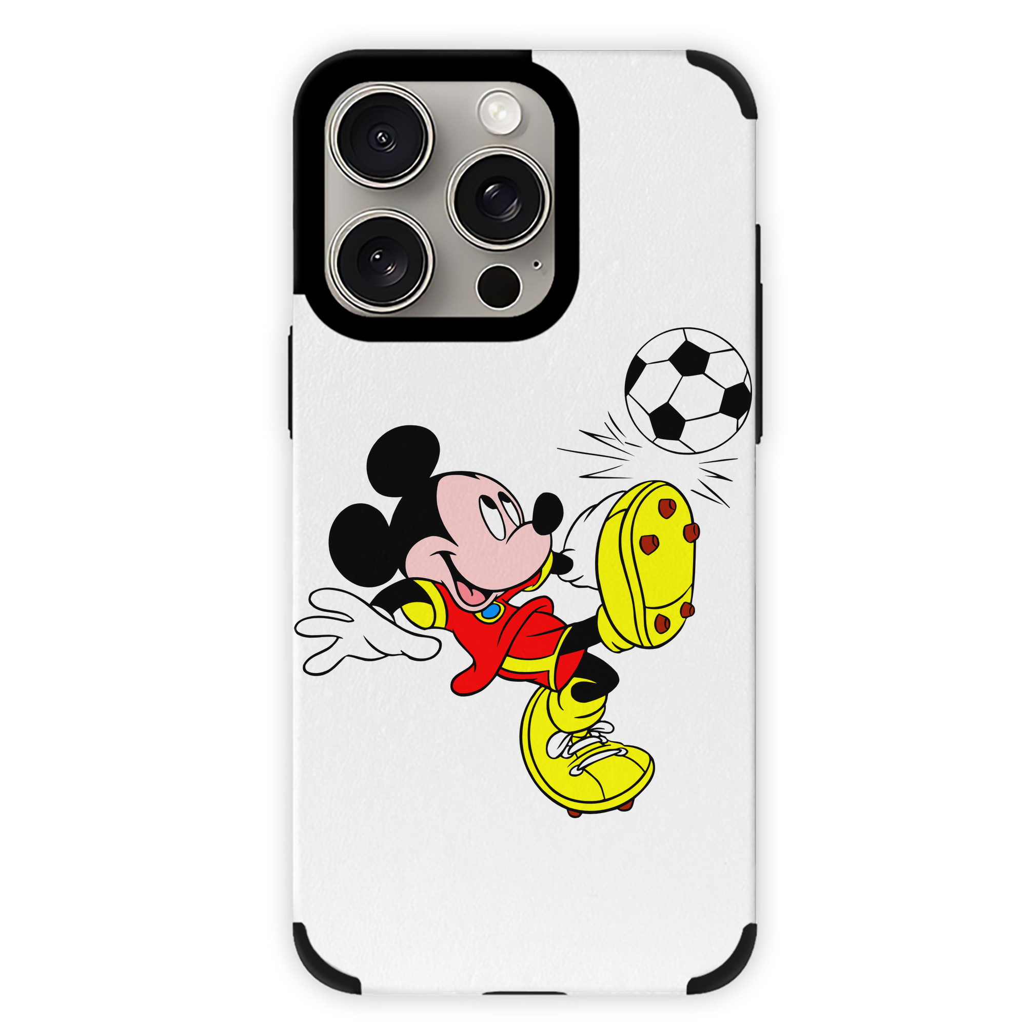 （画像用） ミッキーマウス Mickey Mouse 【iPhone15ProMax対応】 PUレザー スマホケース 耐衝撃＆黄変防止