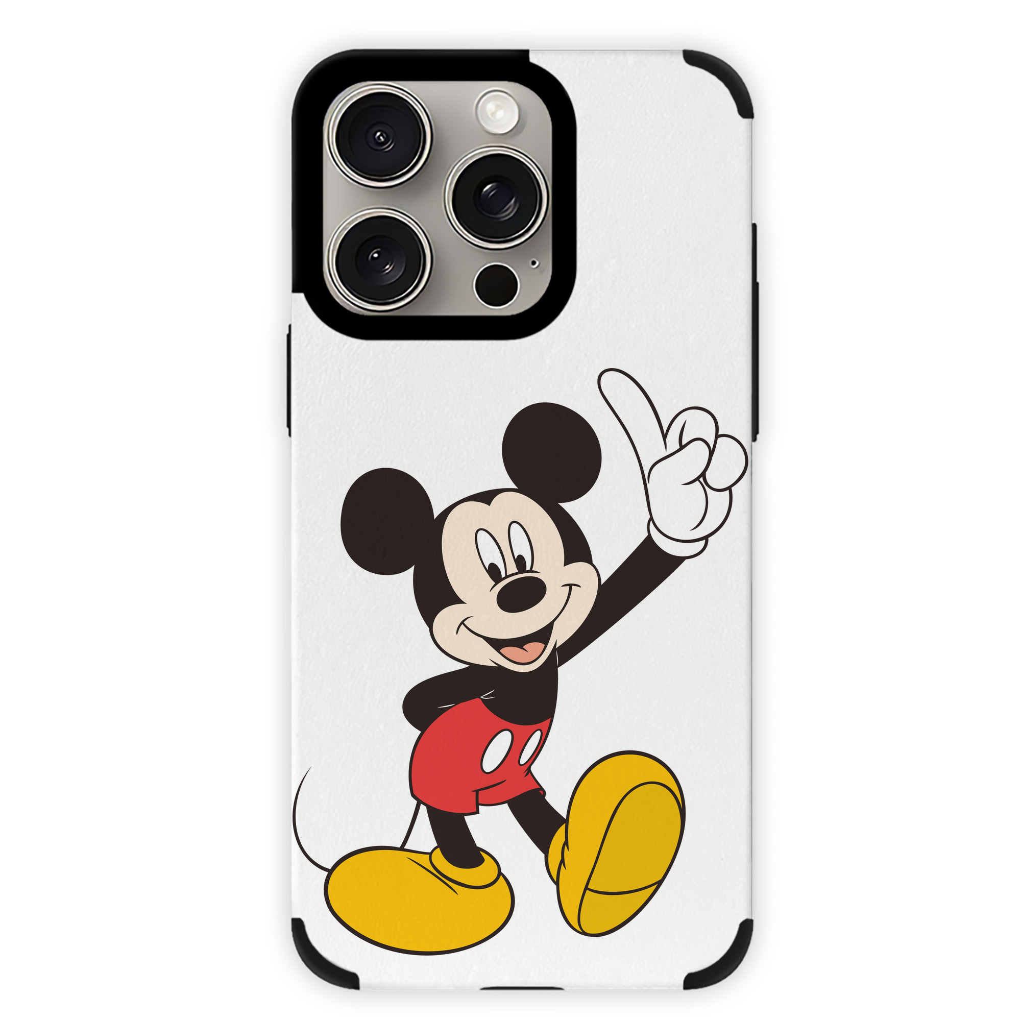 （画像用） ミッキーマウス Mickey Mouse 【iPhone15ProMax対応】 PUレザー スマホケース 耐衝撃＆黄変防止