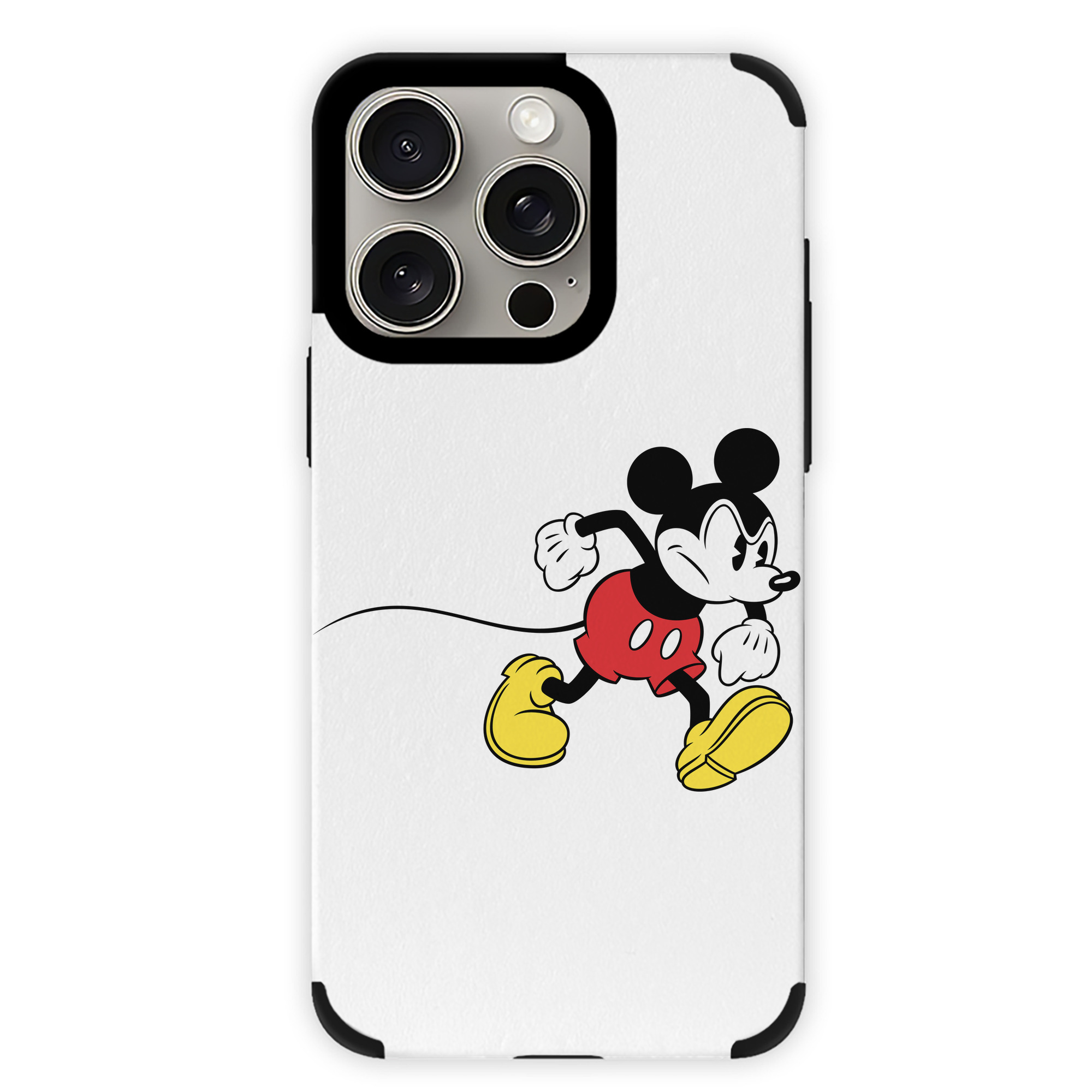 （画像用） ミッキーマウス Mickey Mouse 【iPhone15ProMax対応】 PUレザー スマホケース 耐衝撃＆黄変防止