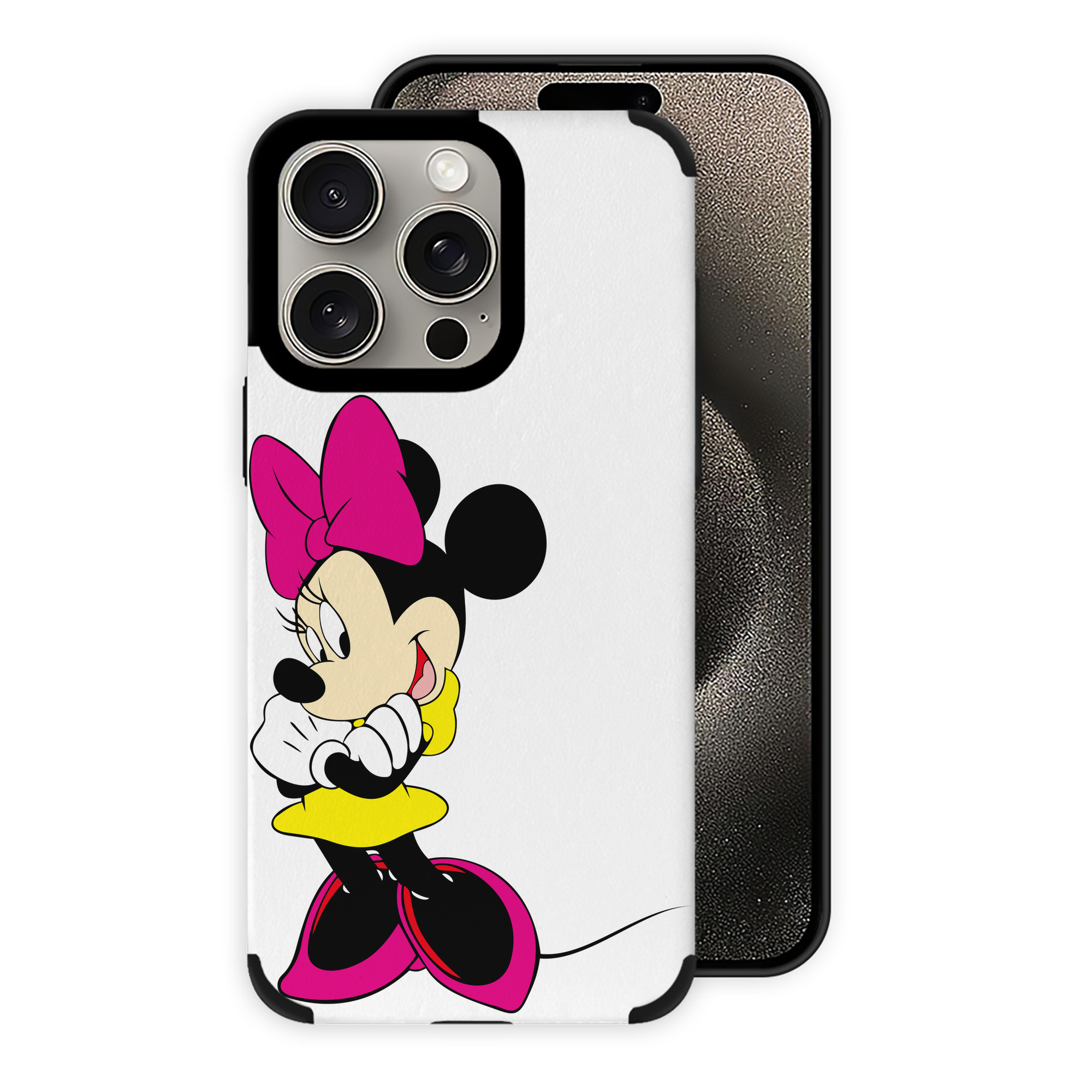 （画像用） ミッキーマウス Mickey Mouse 【iPhone15ProMax対応】 PUレザー スマホケース 耐衝撃＆黄変防止