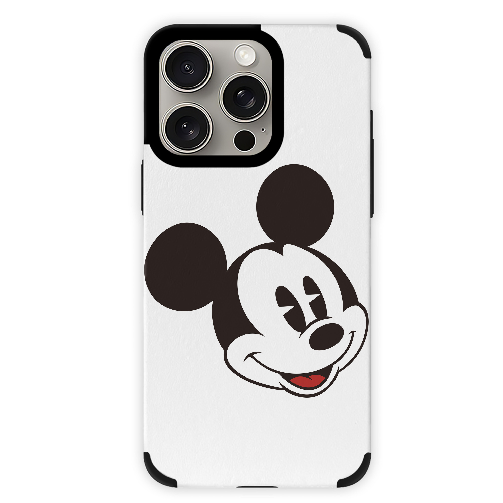 （画像用） ミッキーマウス Mickey Mouse 【iPhone15ProMax対応】 PUレザー スマホケース 耐衝撃＆黄変防止