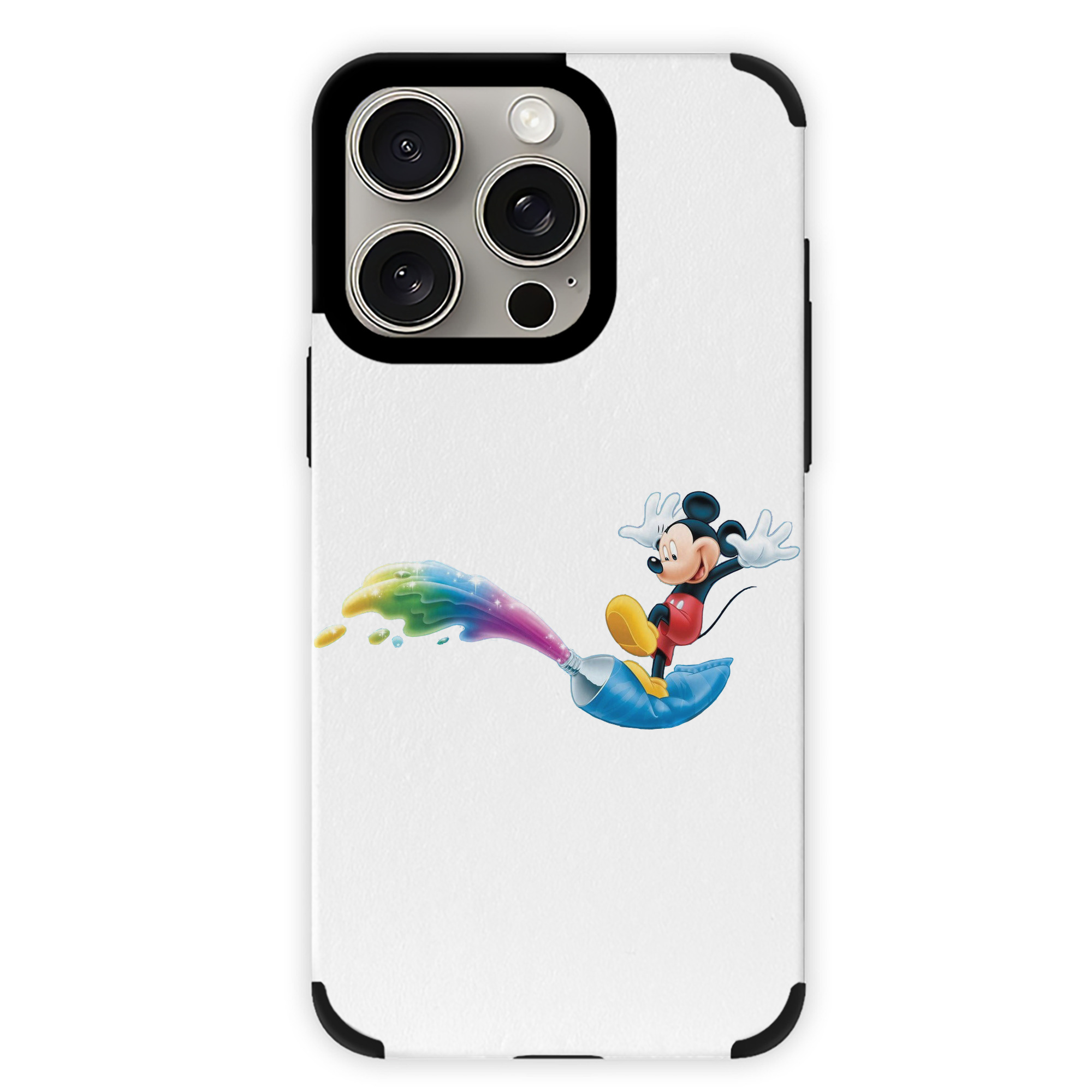 （画像用） ミッキーマウス Mickey Mouse 【iPhone15ProMax対応】 PUレザー スマホケース 耐衝撃＆黄変防止